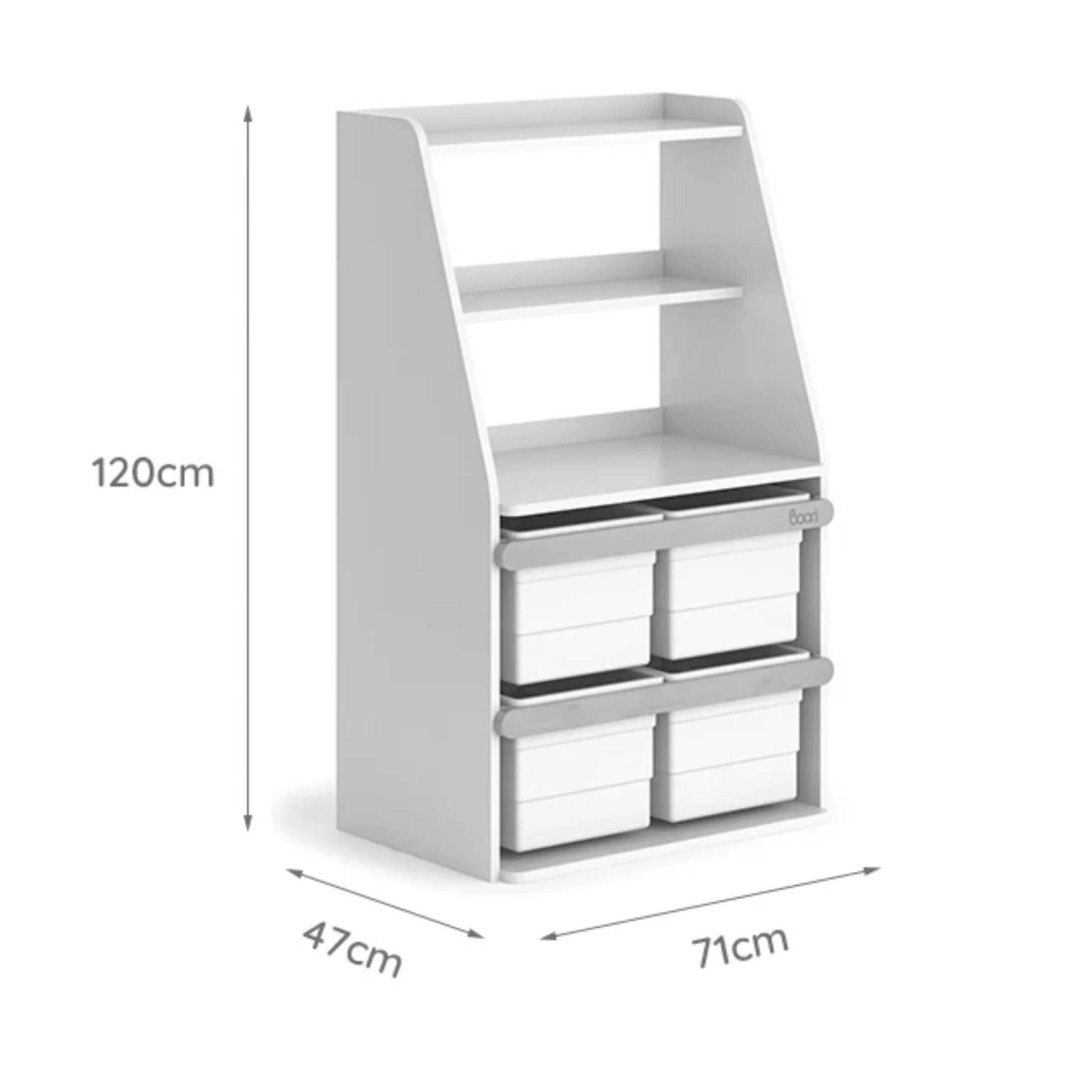 Boori Tidy Kids Toy Cabinet Shelf, Blueberry