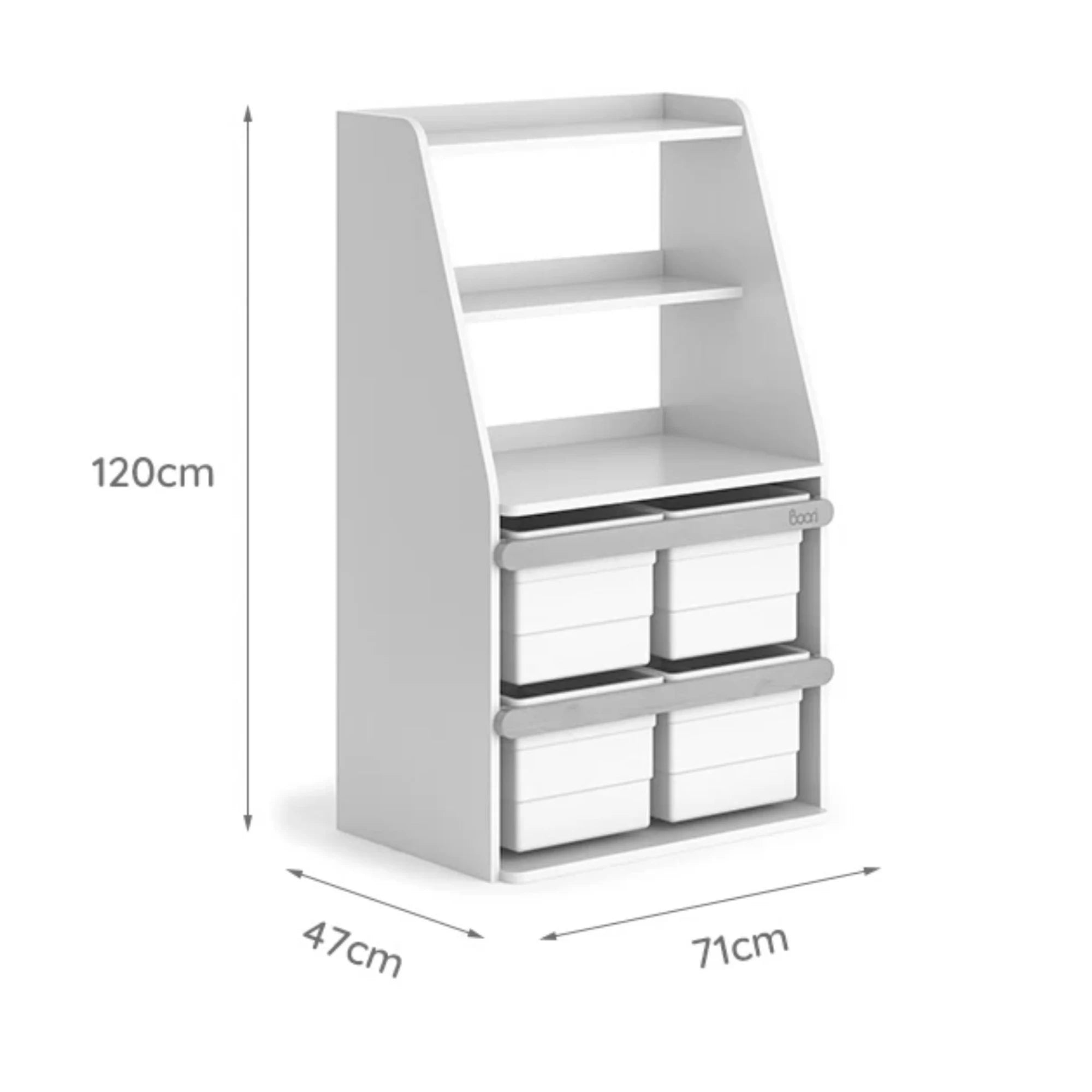 Boori Tidy Kids Toy Cabinet Shelf, Blueberry