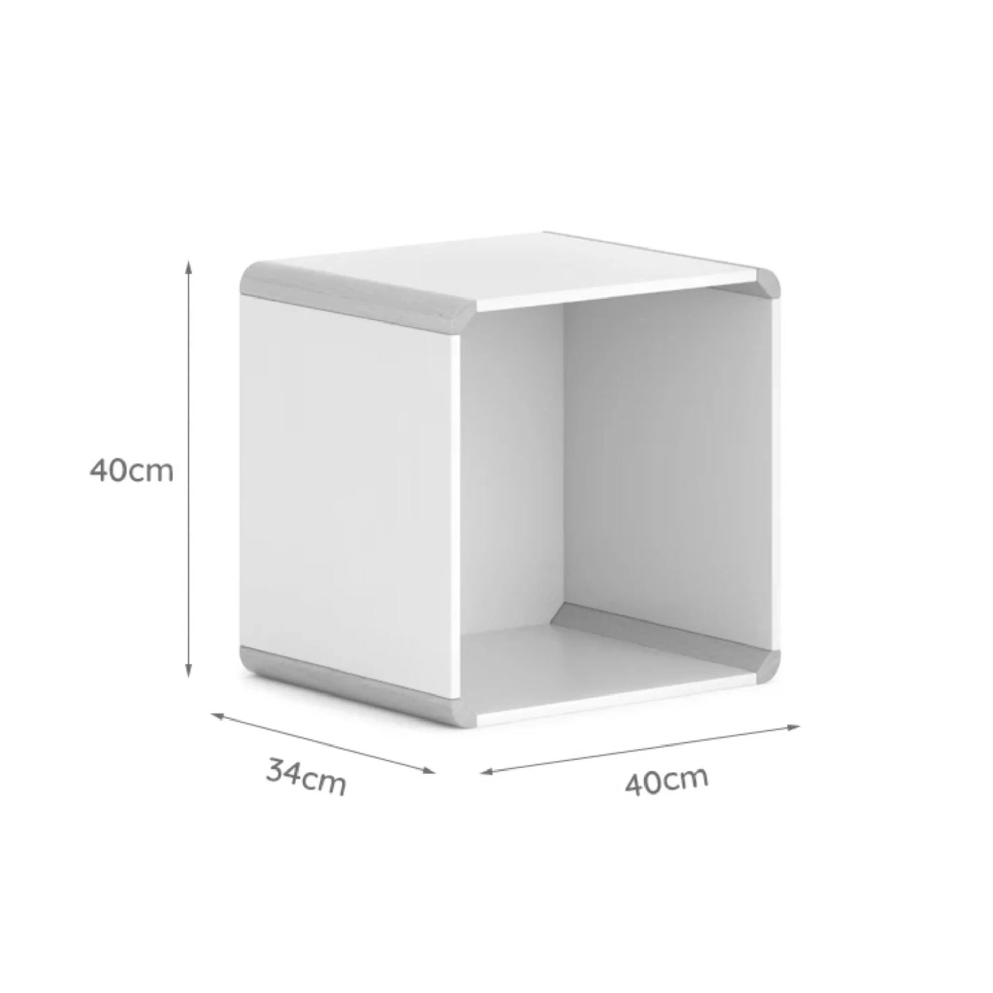 Boori Tidy Kids Square Modular Box, Barley White