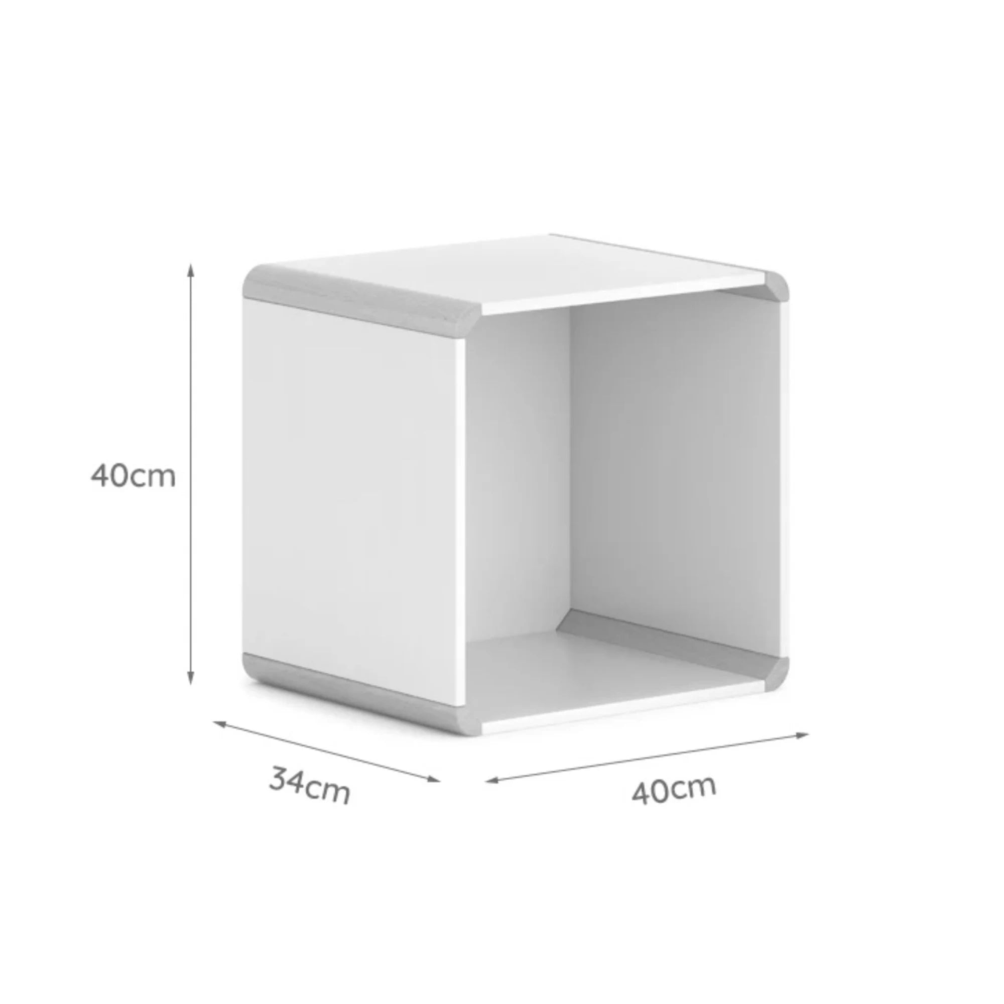 Boori Tidy Kids Square Modular Box, Barley White