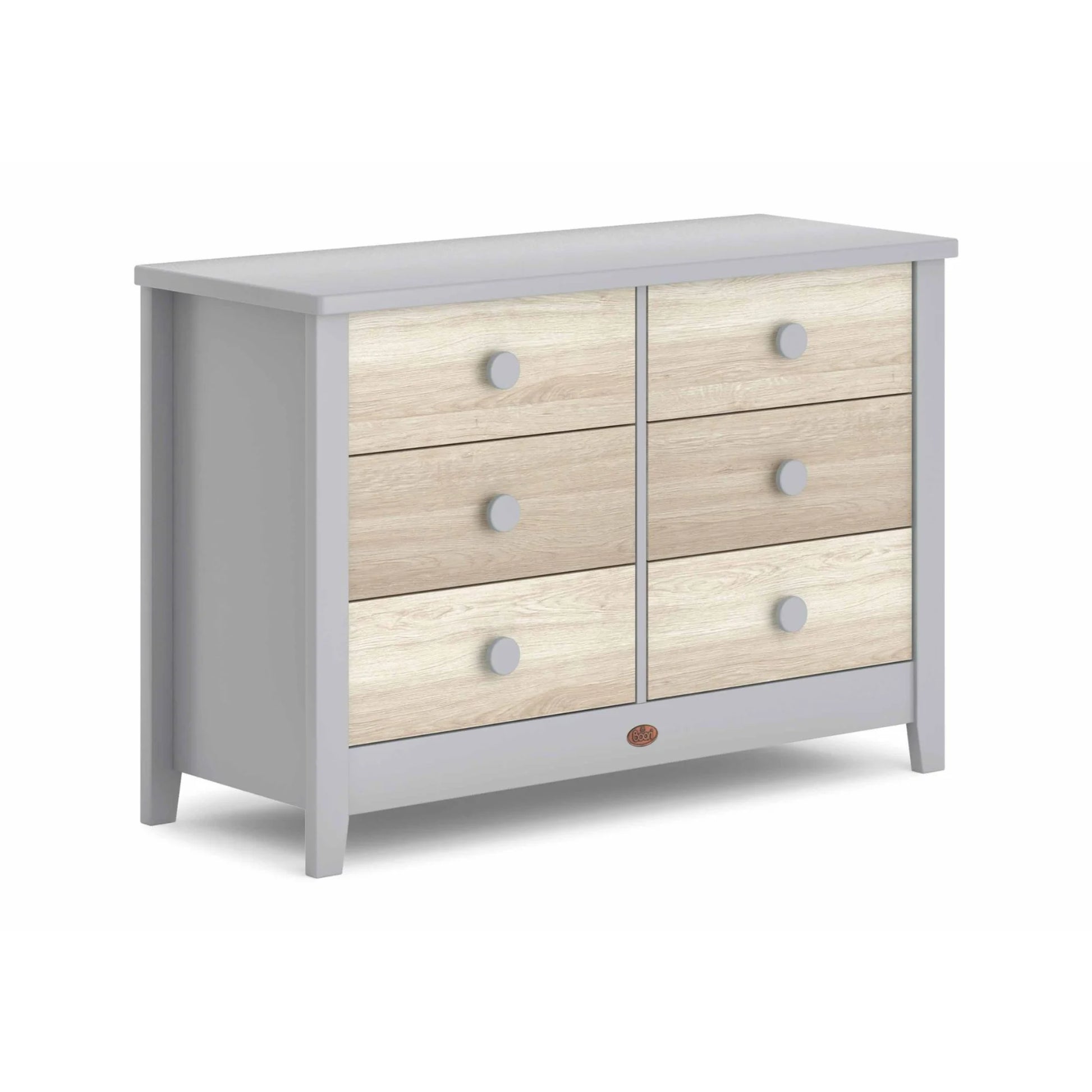 Boori Universal Kids 6 Drawer Chest, Pebble