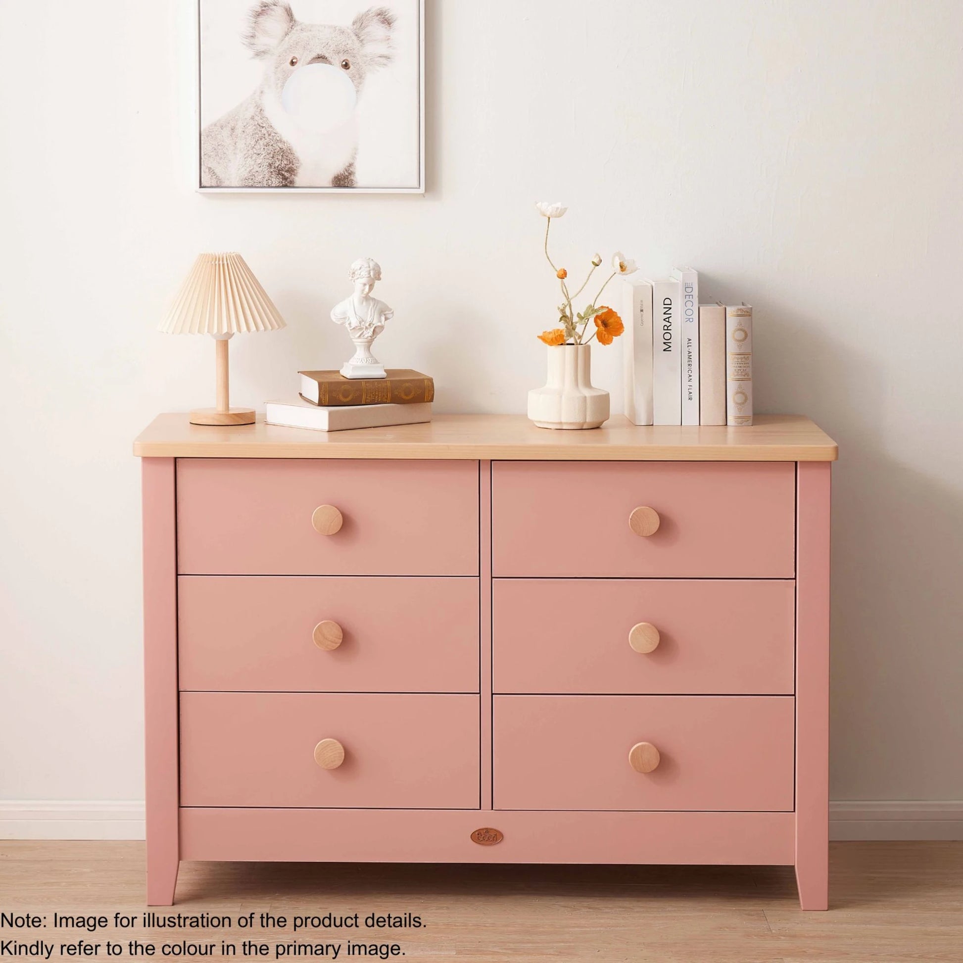 Boori Universal Kids 6 Drawer Chest V23, Barley