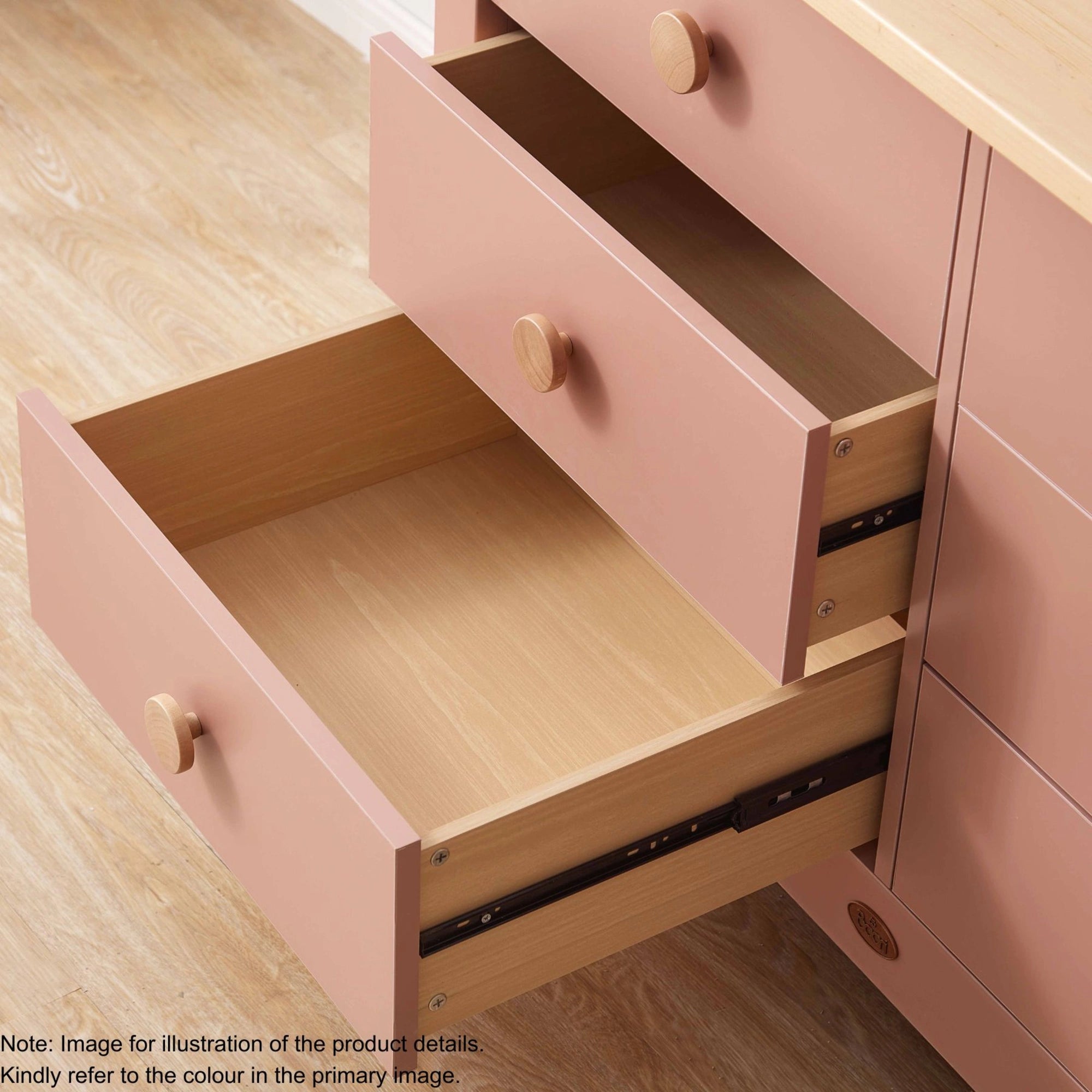 Boori Universal Kids 6 Drawer Chest V23, Barley