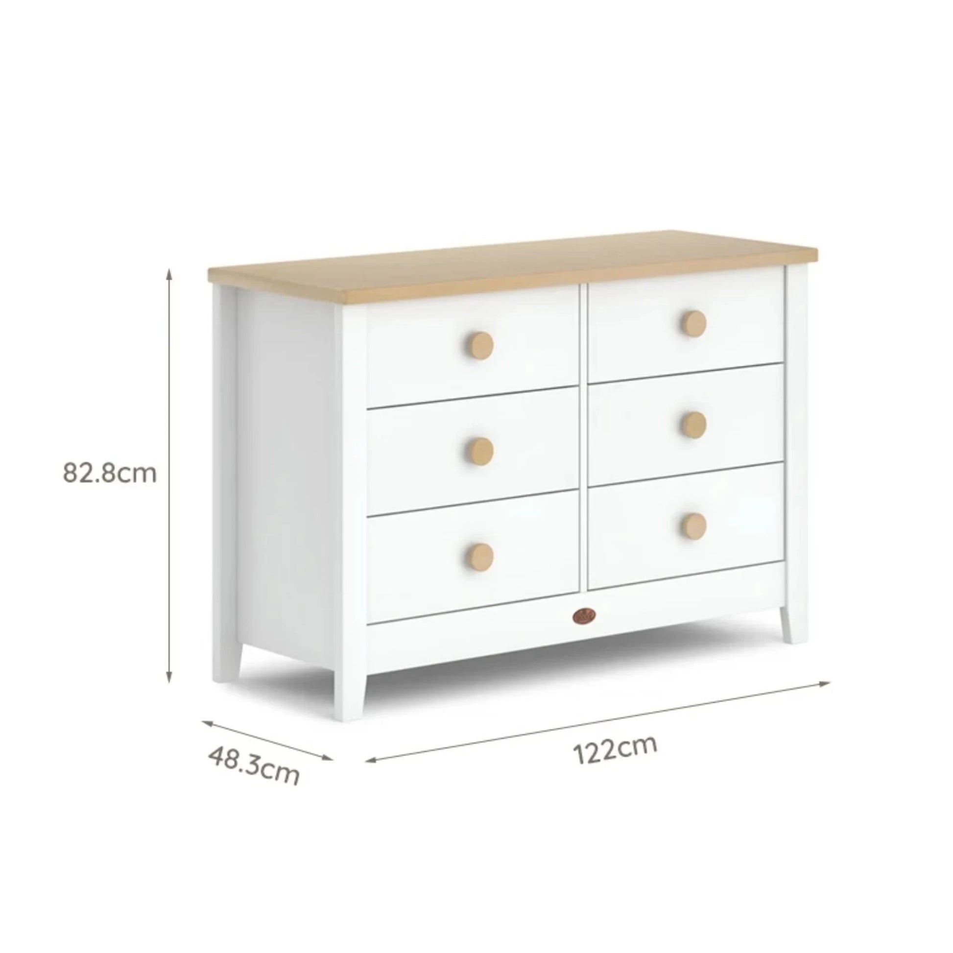 Boori Universal Kids 6 Drawer Chest V23, Barley