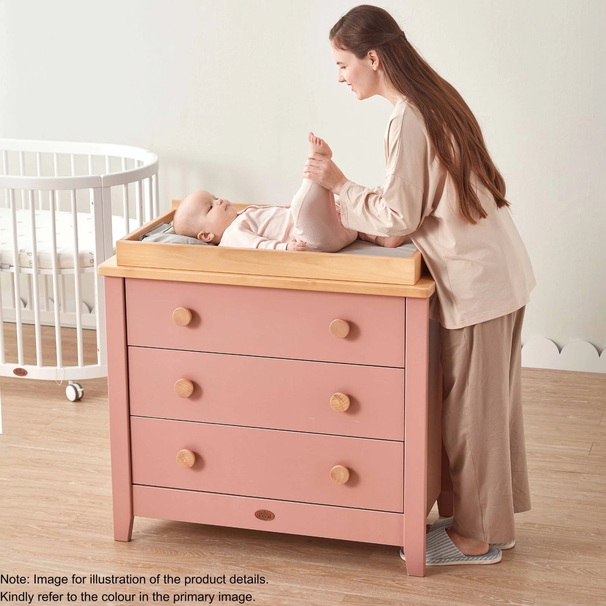 Boori Universal Kids 3 Drawer Chest V23, Barley