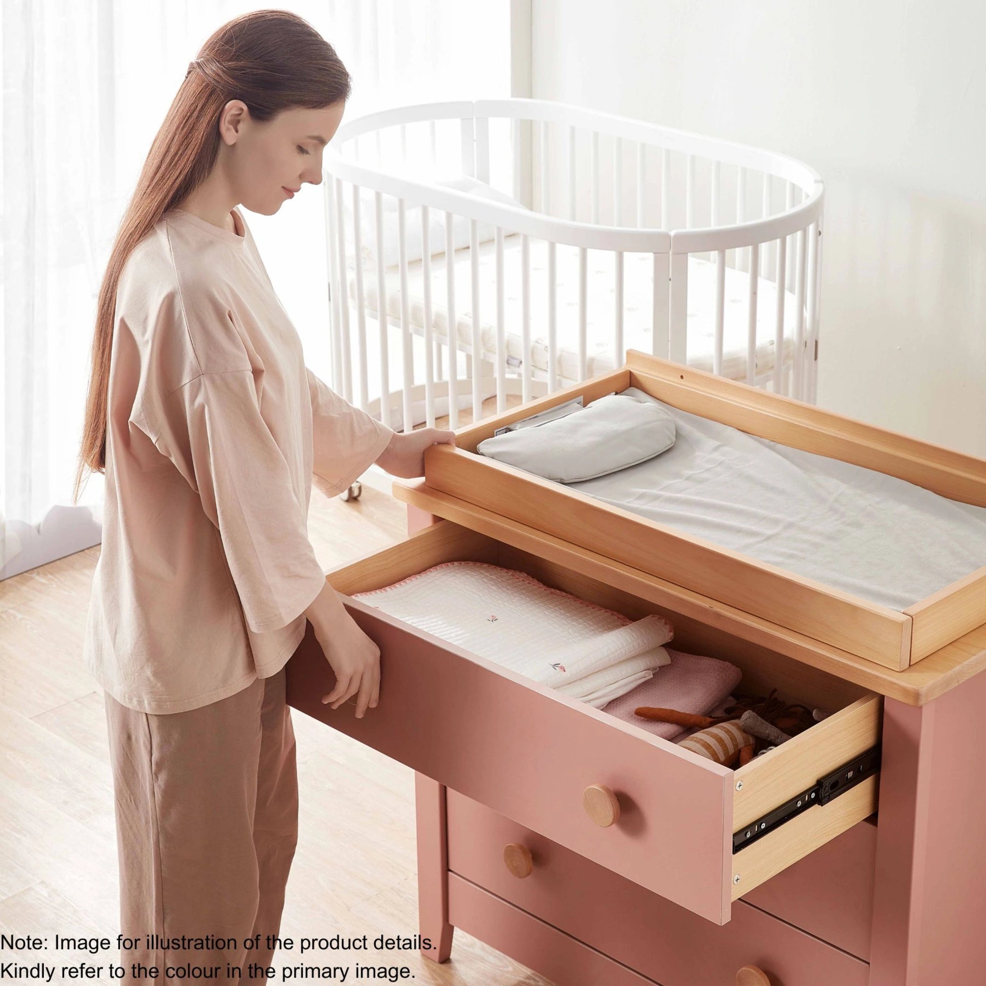 Boori Universal Kids 3 Drawer Chest V23, Soft White