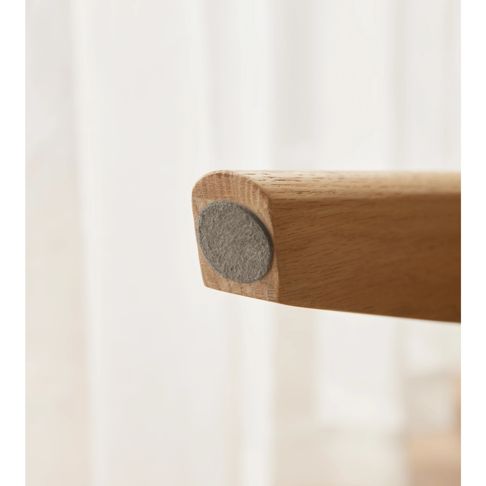 Solidwood Amber Flannelette Armchair, Yellow & Natural Wood
