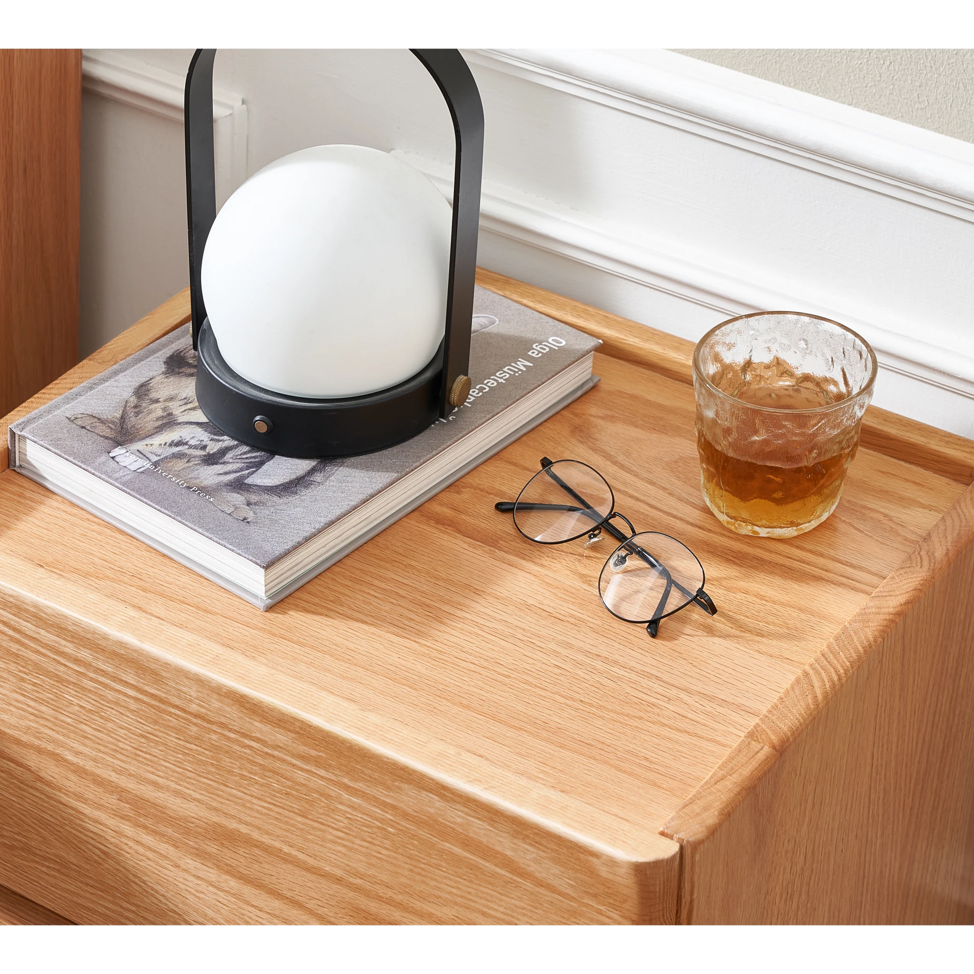 Solidwood Bailey 2-Drawer Bedside Table
