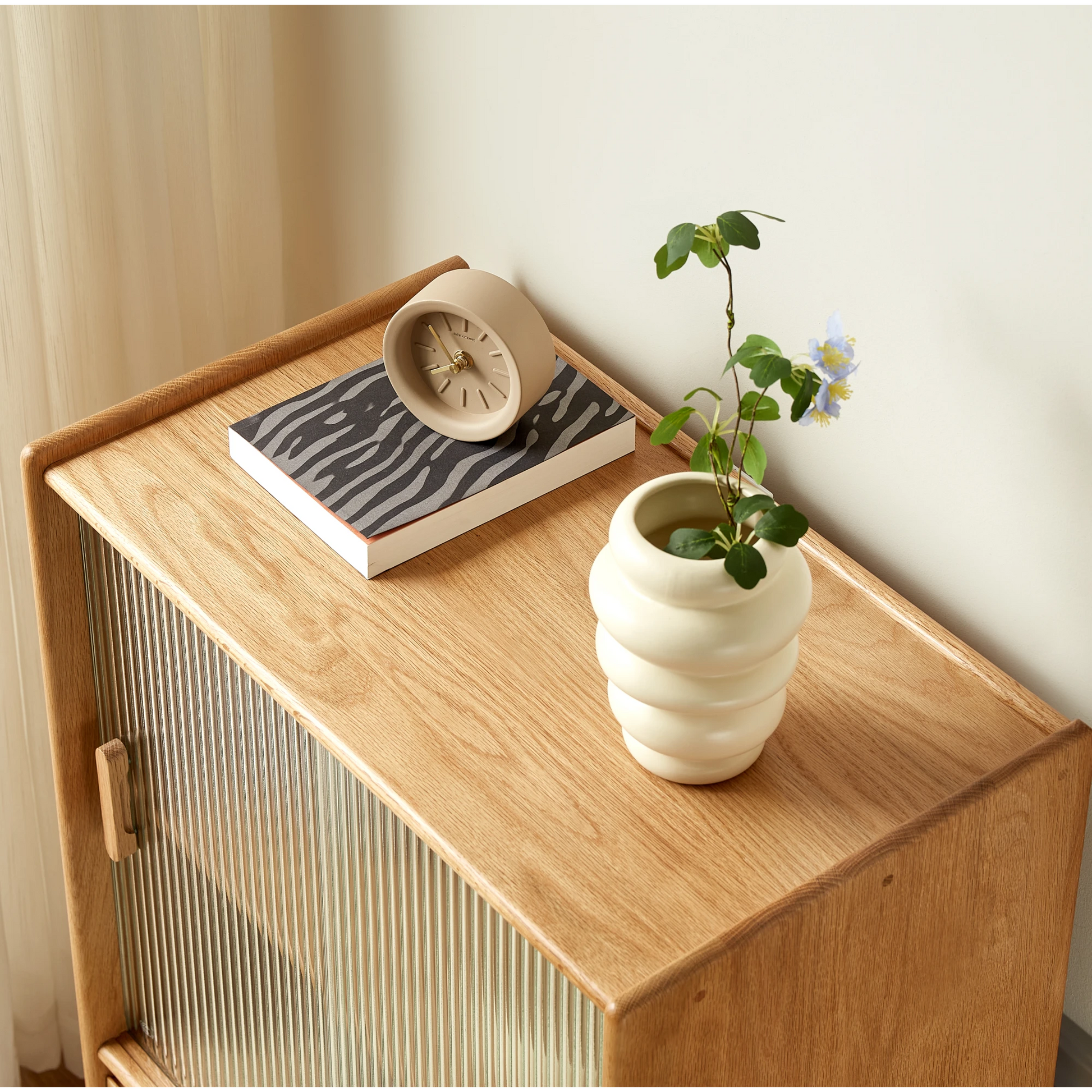 Solidwood Bailey Storage Cabinet with Drawer