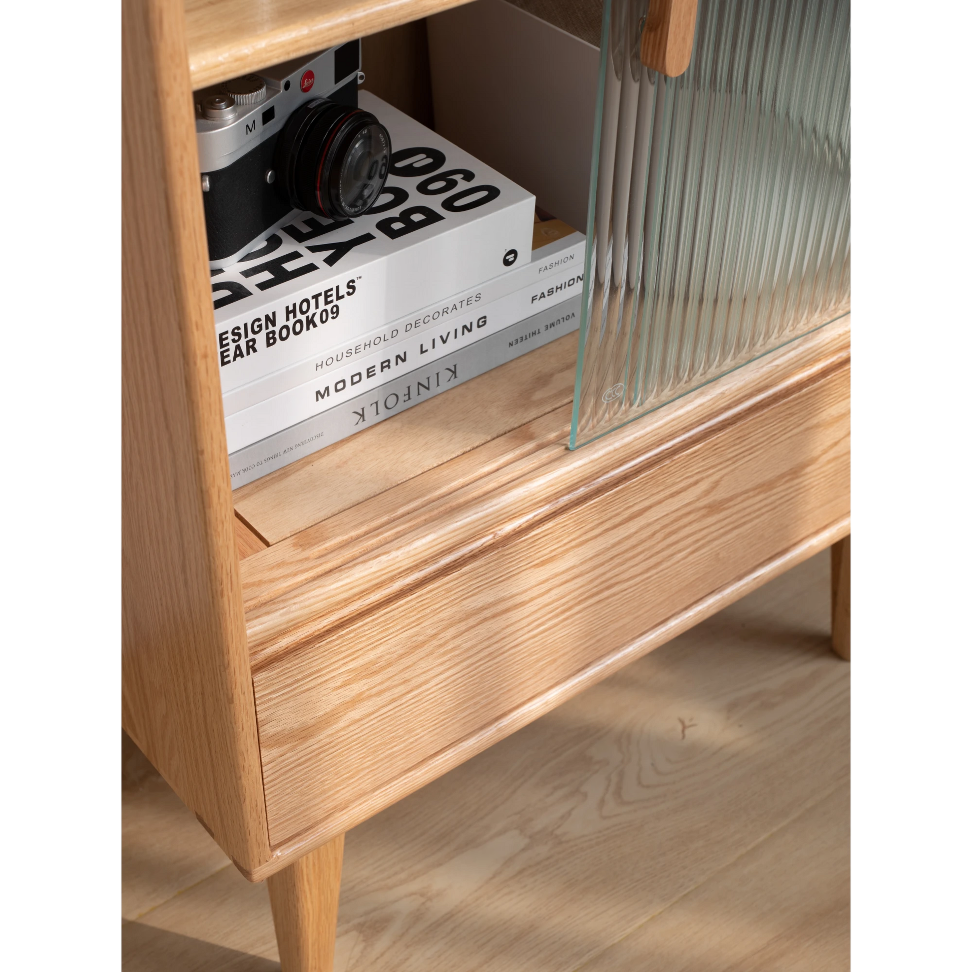 Solidwood Bailey Storage Cabinet with Drawer