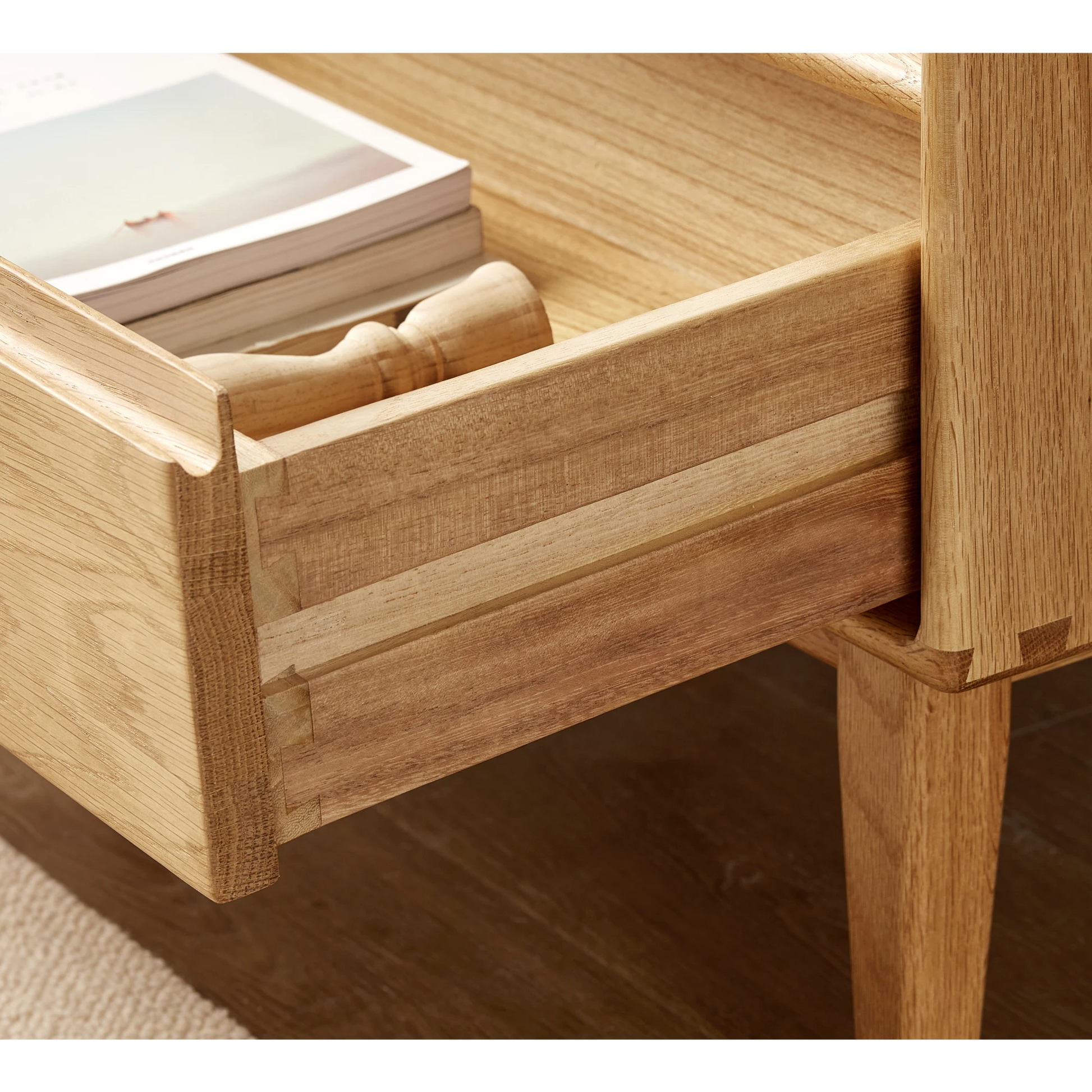 Solidwood Bailey Storage Cabinet with Drawer