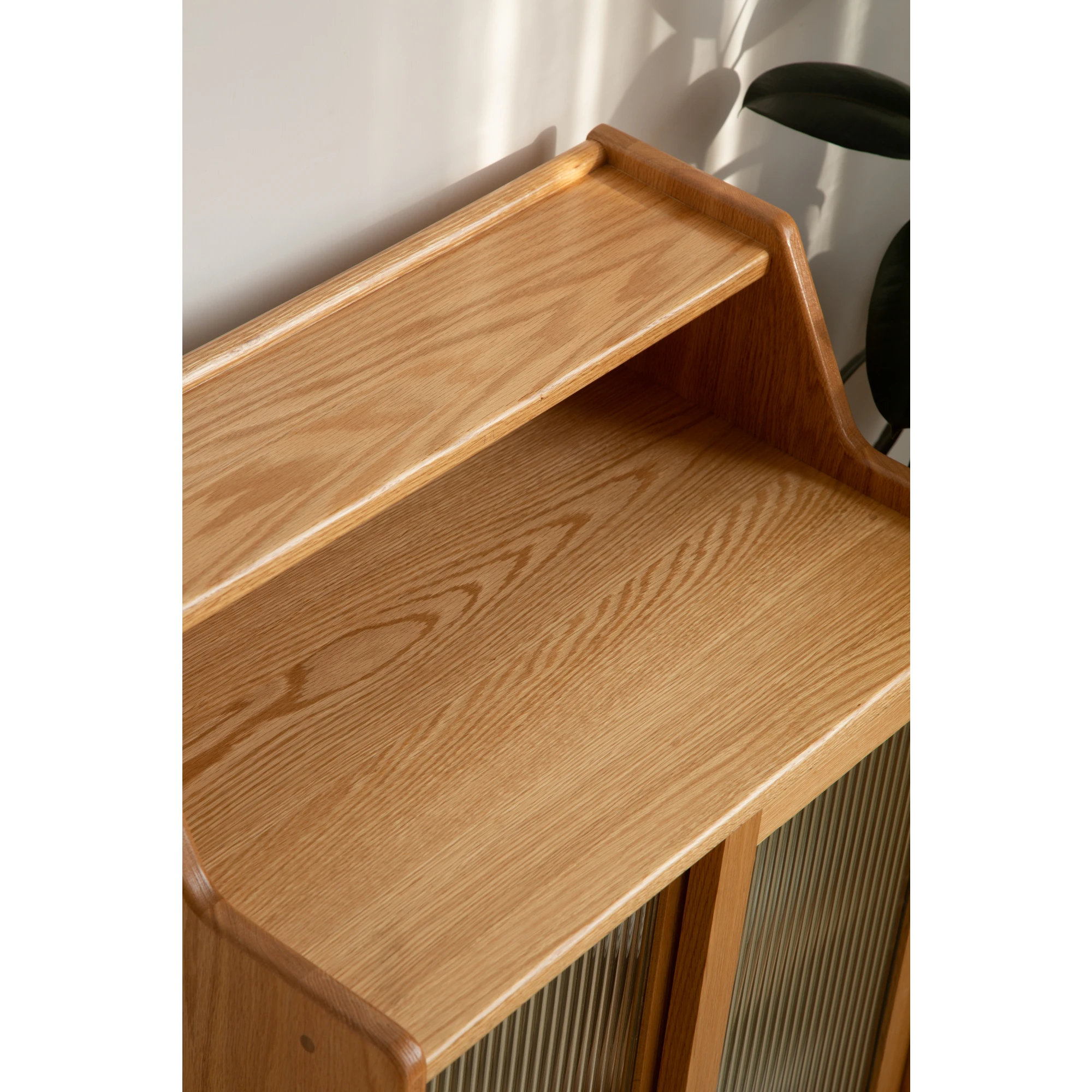 Solidwood Bailey Sideboard, 60x38x90CM, Natural Wood