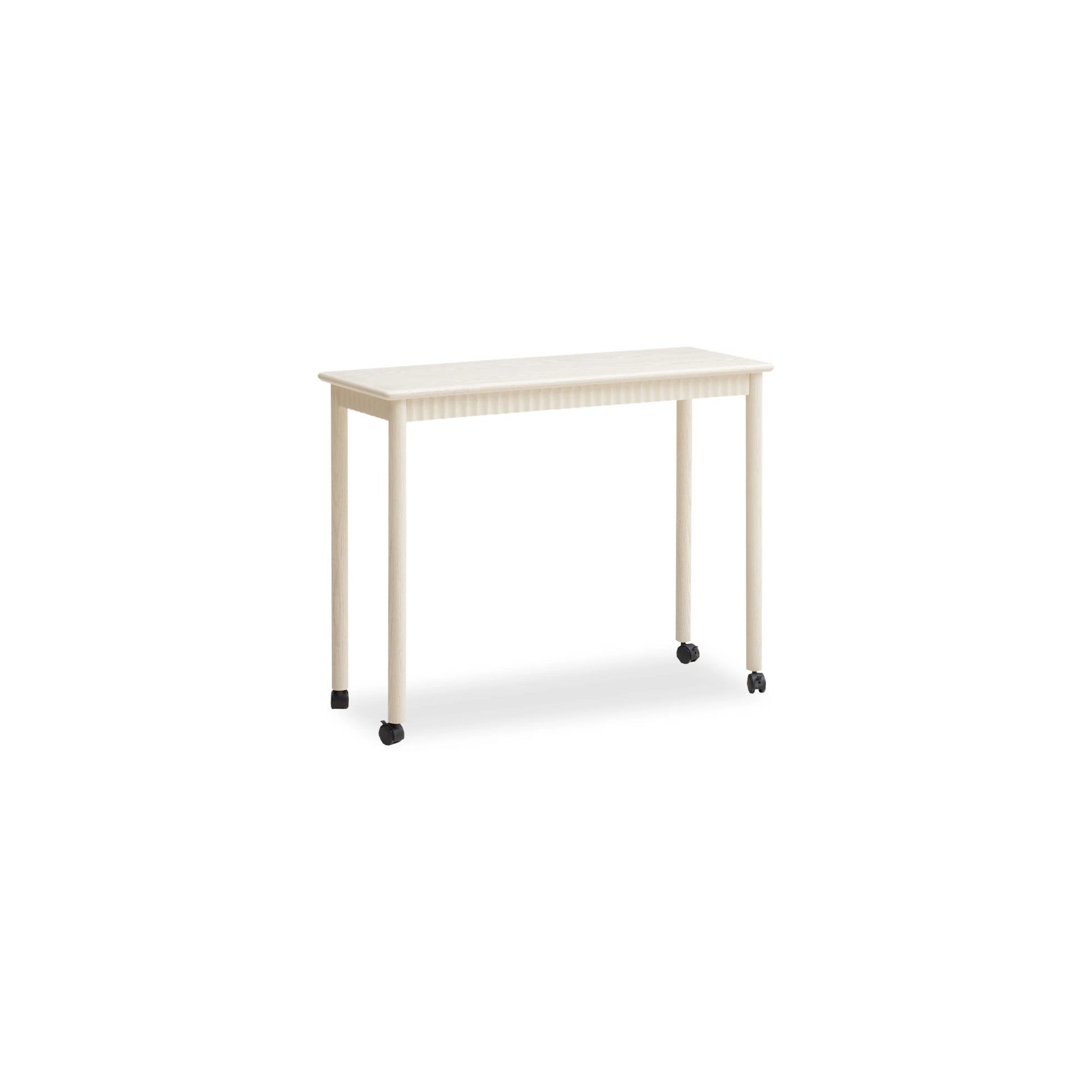Solidwood Dolce Office Desk with Castors, Small