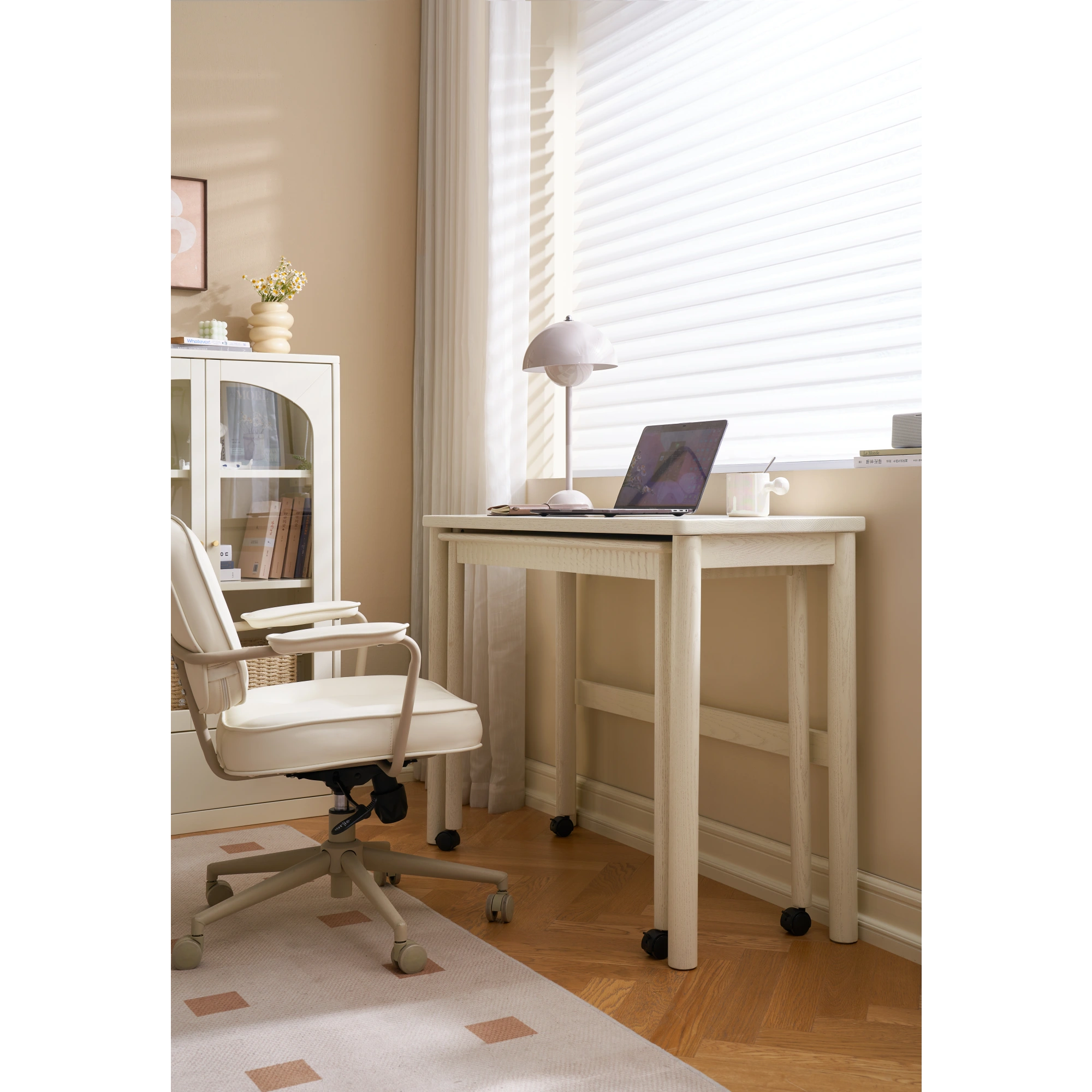 Solidwood Dolce Office Desk, Set of 2