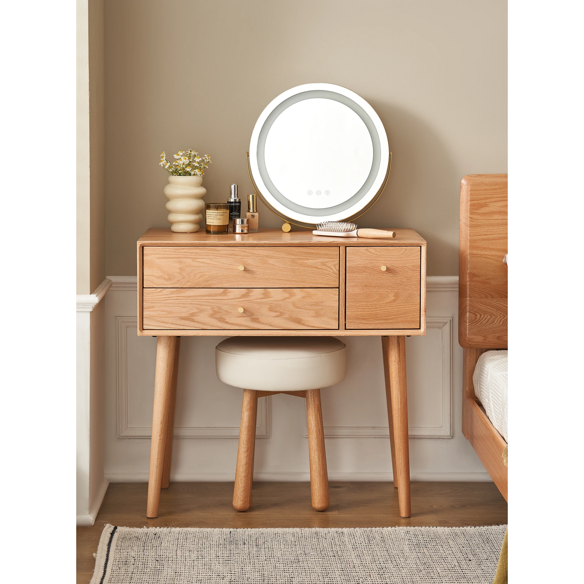 Solidwood Dolce Dressing Table Stool