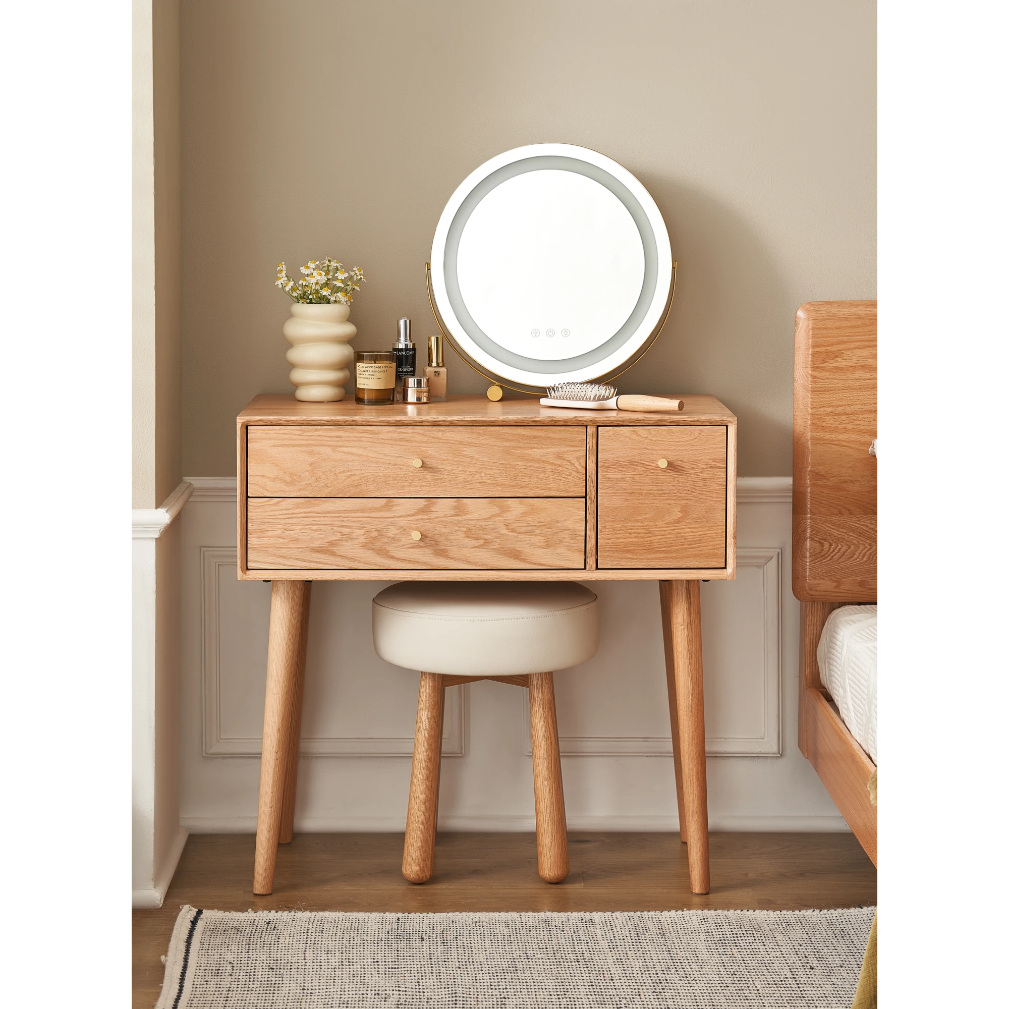 Solidwood Dolce Dressing Table Stool