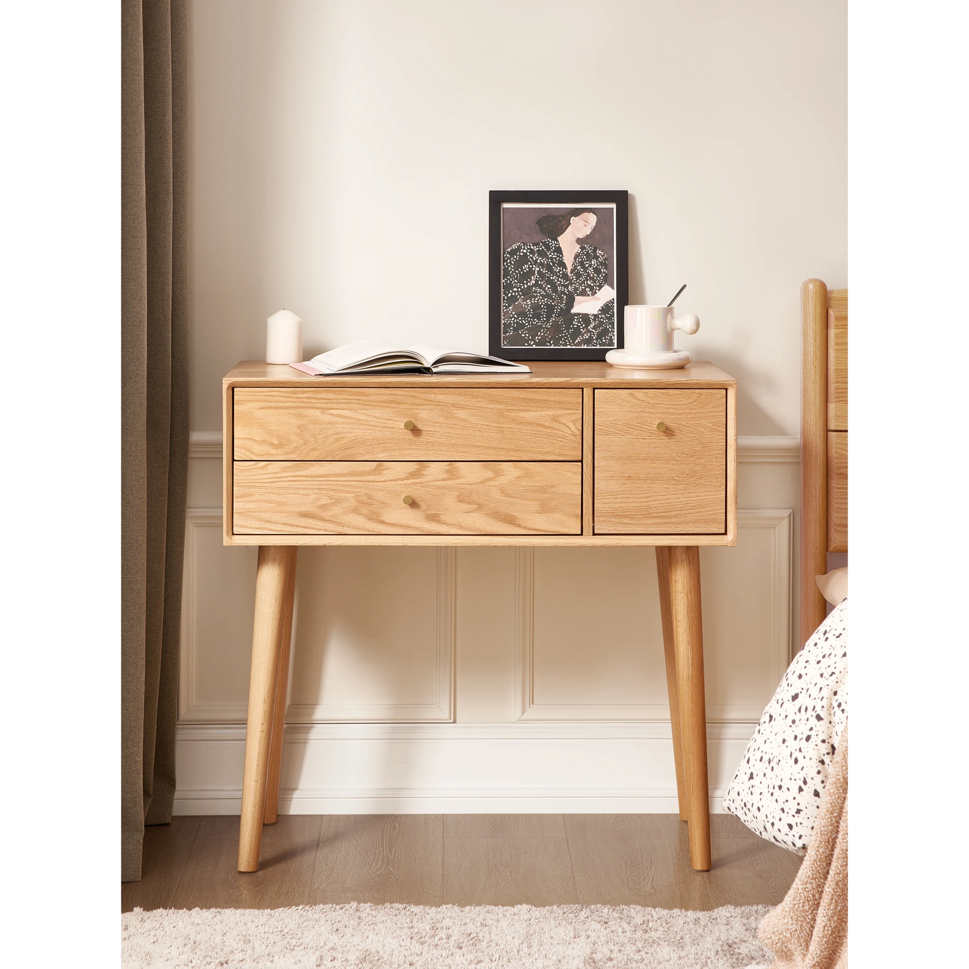 Solidwood Fuji Dressing Table, 95cm