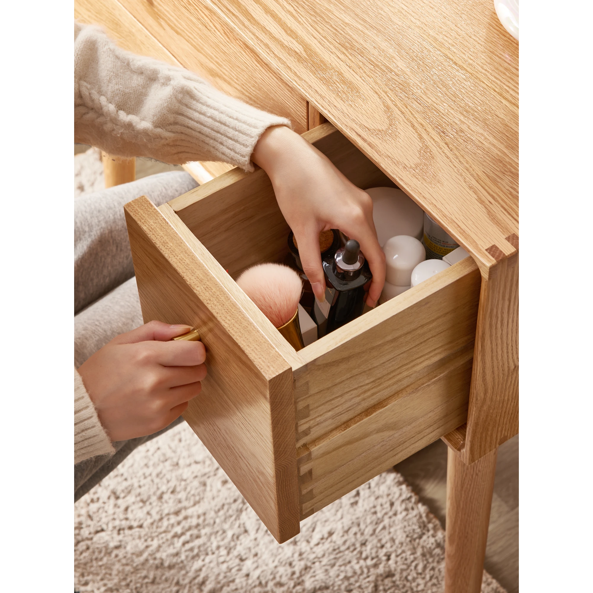 Solidwood Fuji Dressing Table, 95cm
