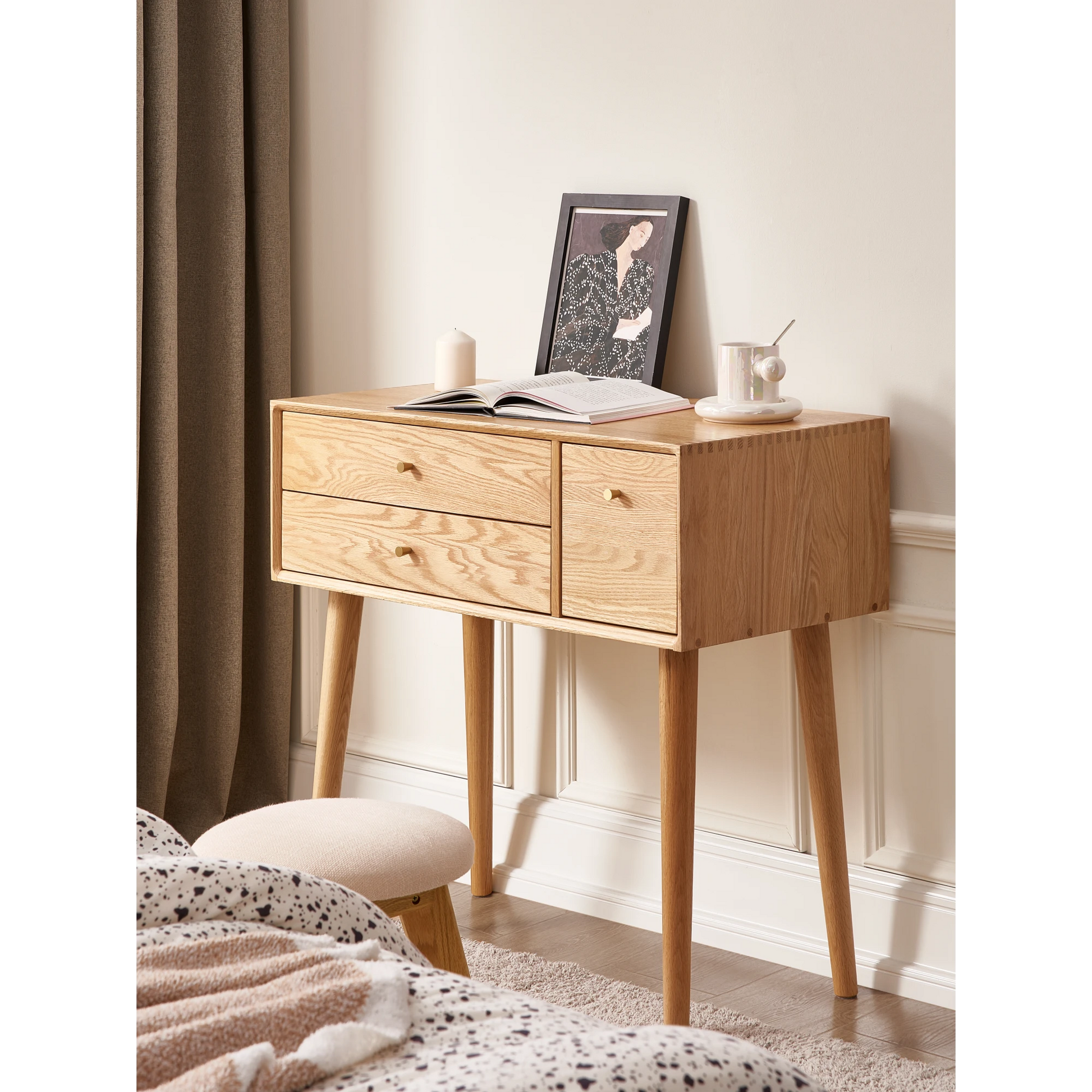Solidwood Fuji Dressing Table, 95cm