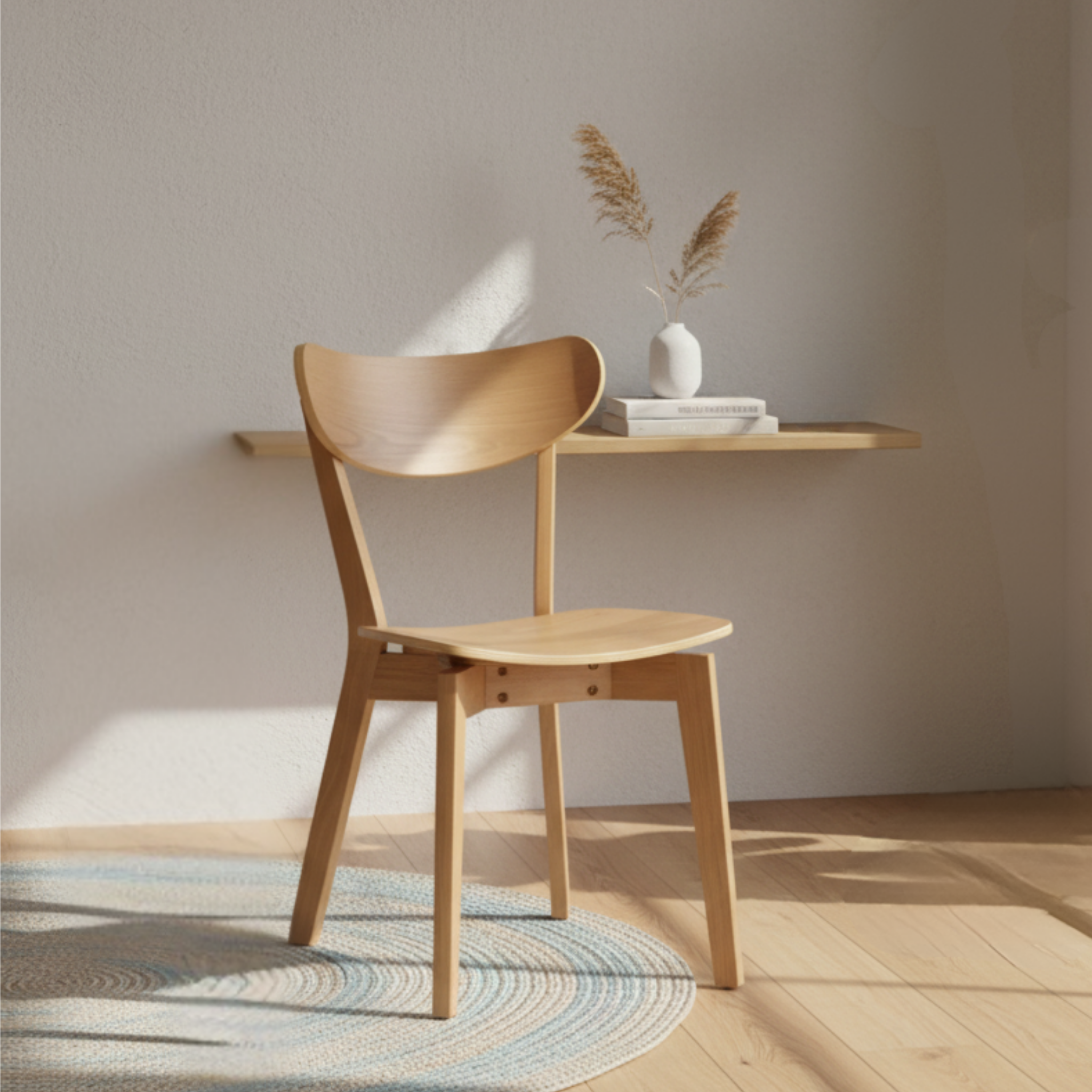 Solidwood Kano Dining Chair, Set of 2