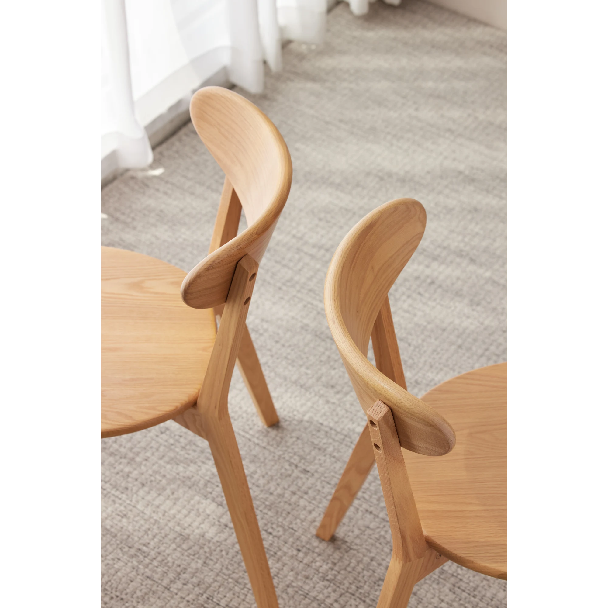 Solidwood Kano Dining Chair, Set of 2