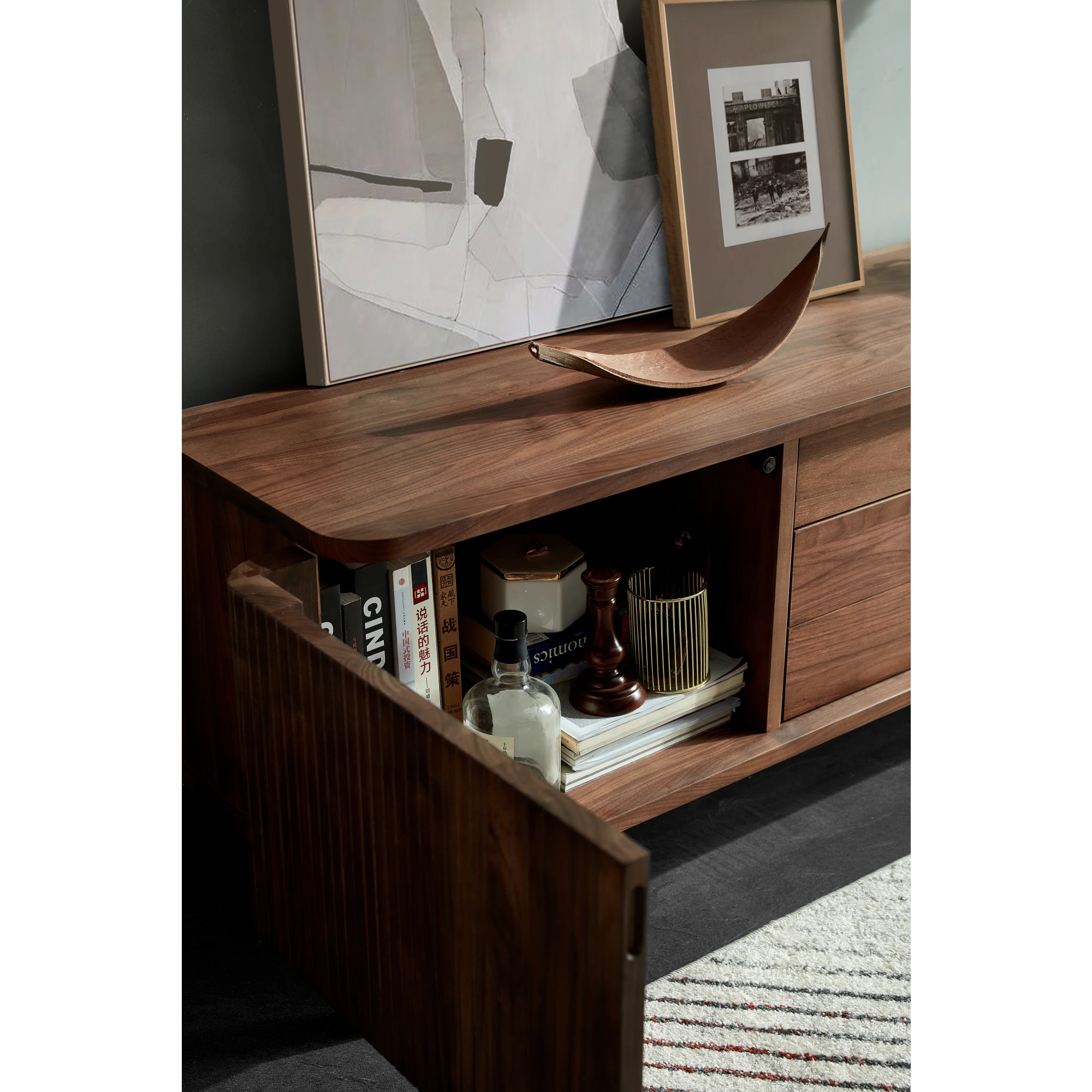 Solidwood Luxembourg Entertainment, 200cm