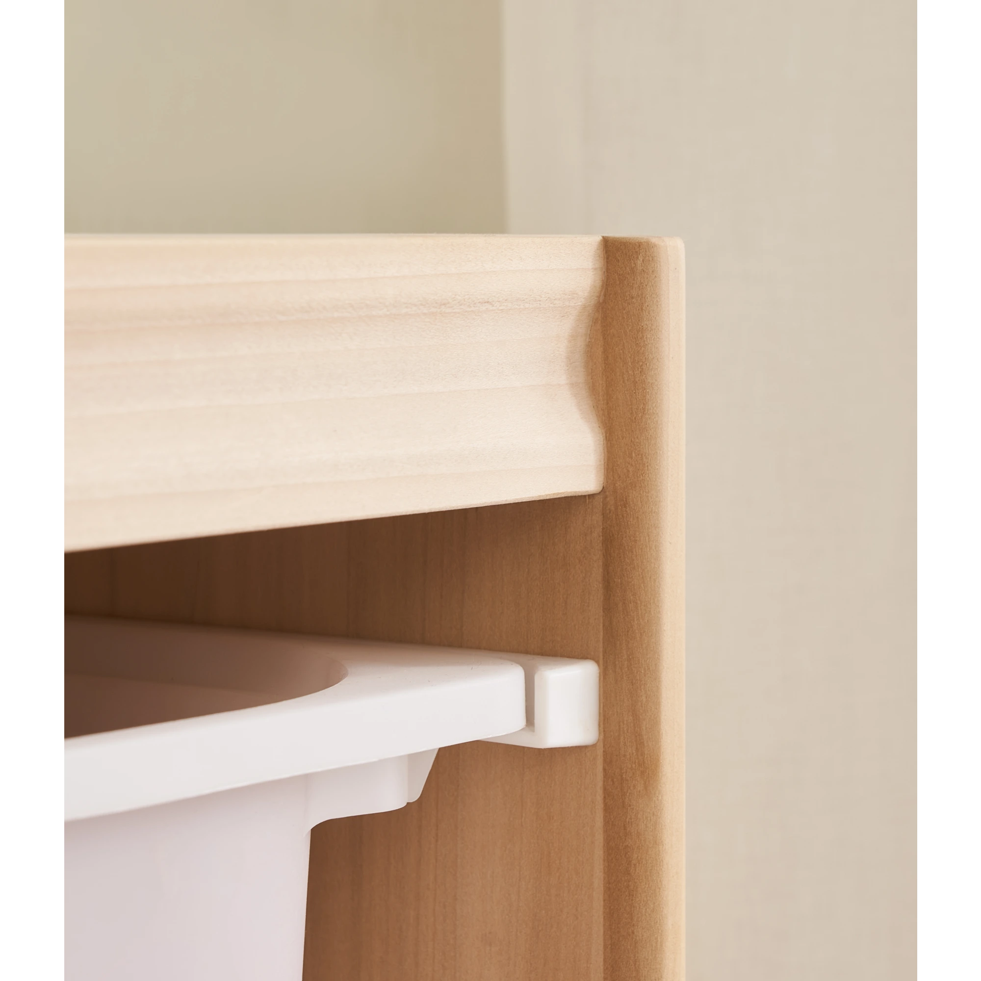 Solidwood Mio Kids Toy Storage Combination with 2 Drawers and 4 Boxes