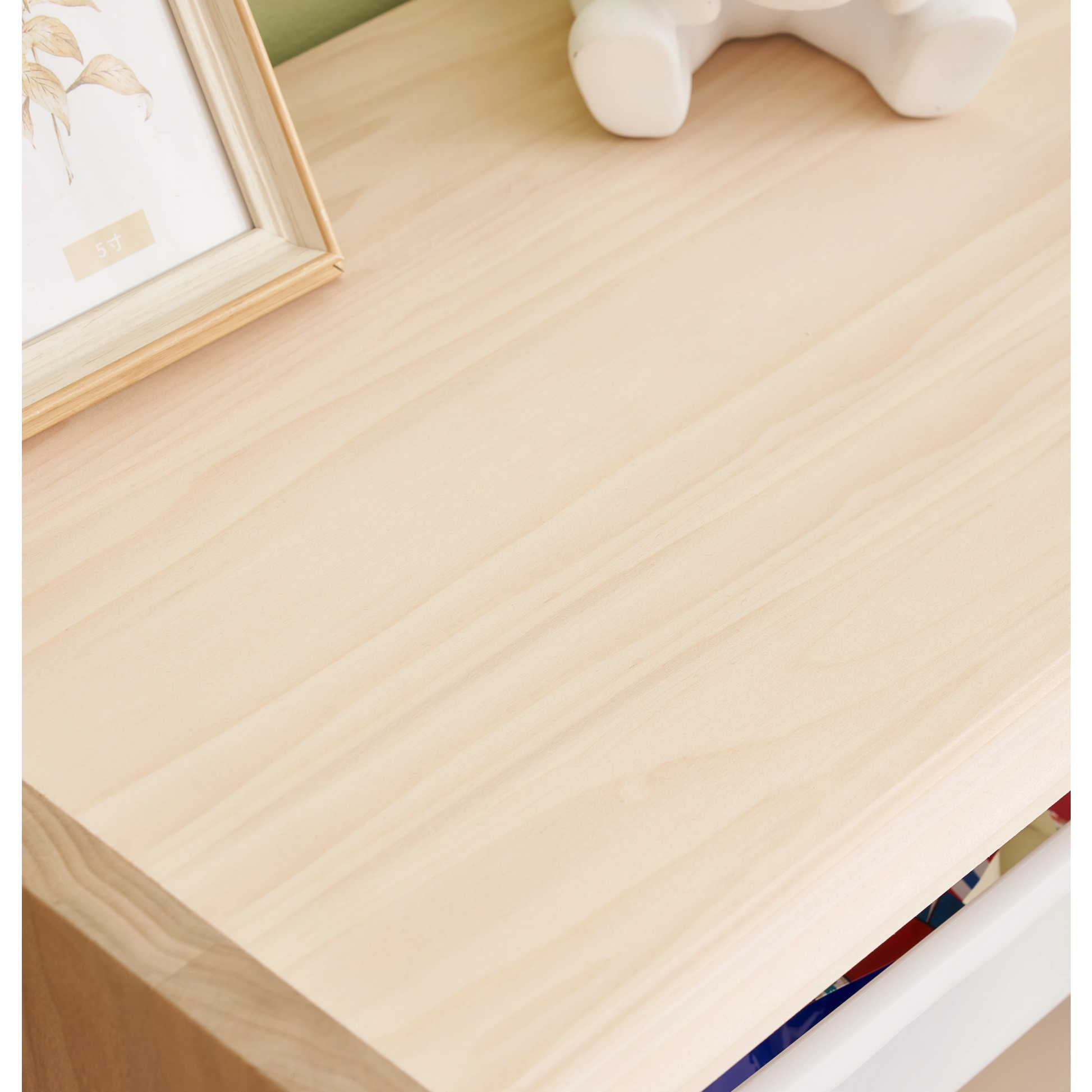 Solidwood Mio Kids Toy Storage Combination with 2 Drawers and 4 Boxes