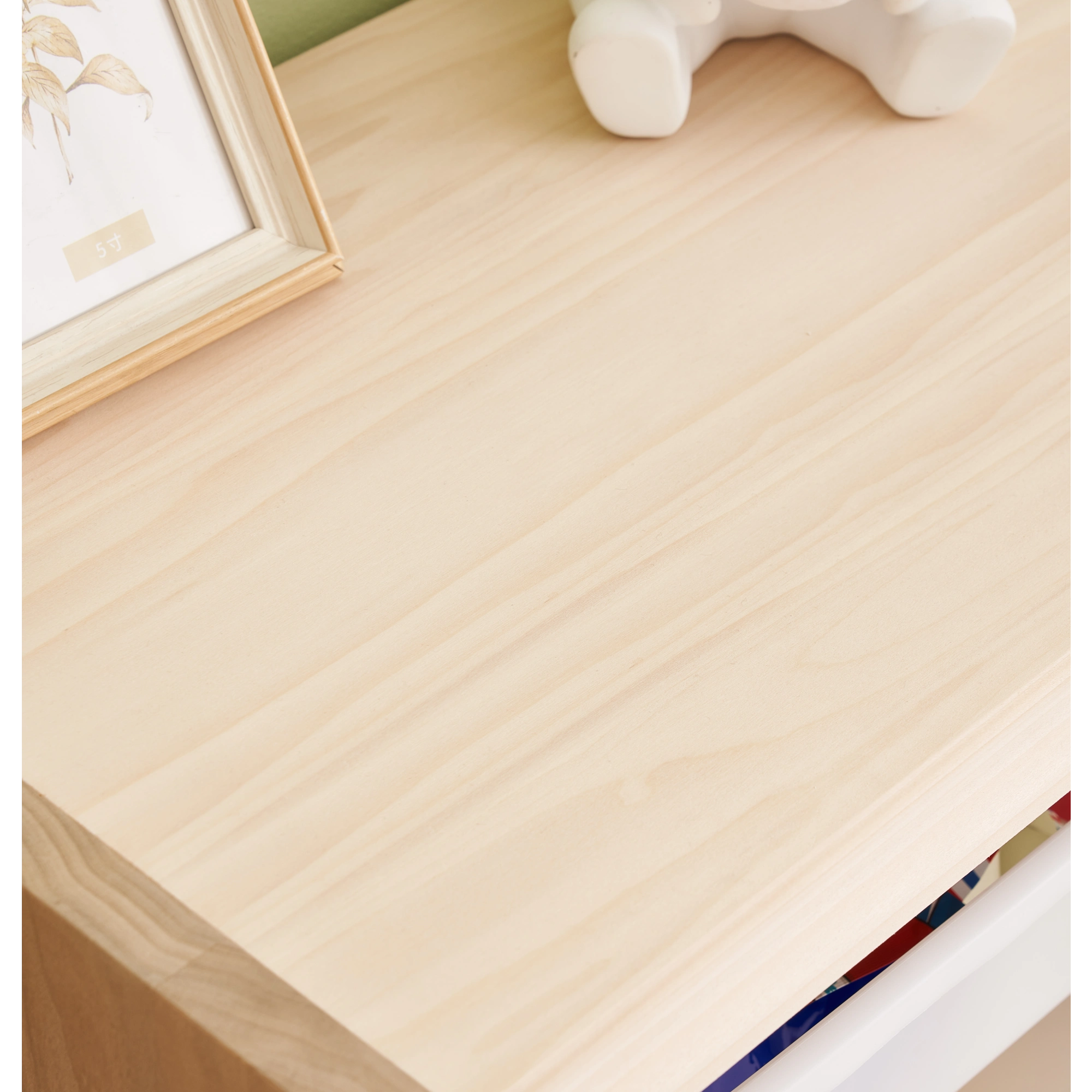 Solidwood Mio Kids Toy Storage Combination with 2 Drawers and 4 Boxes