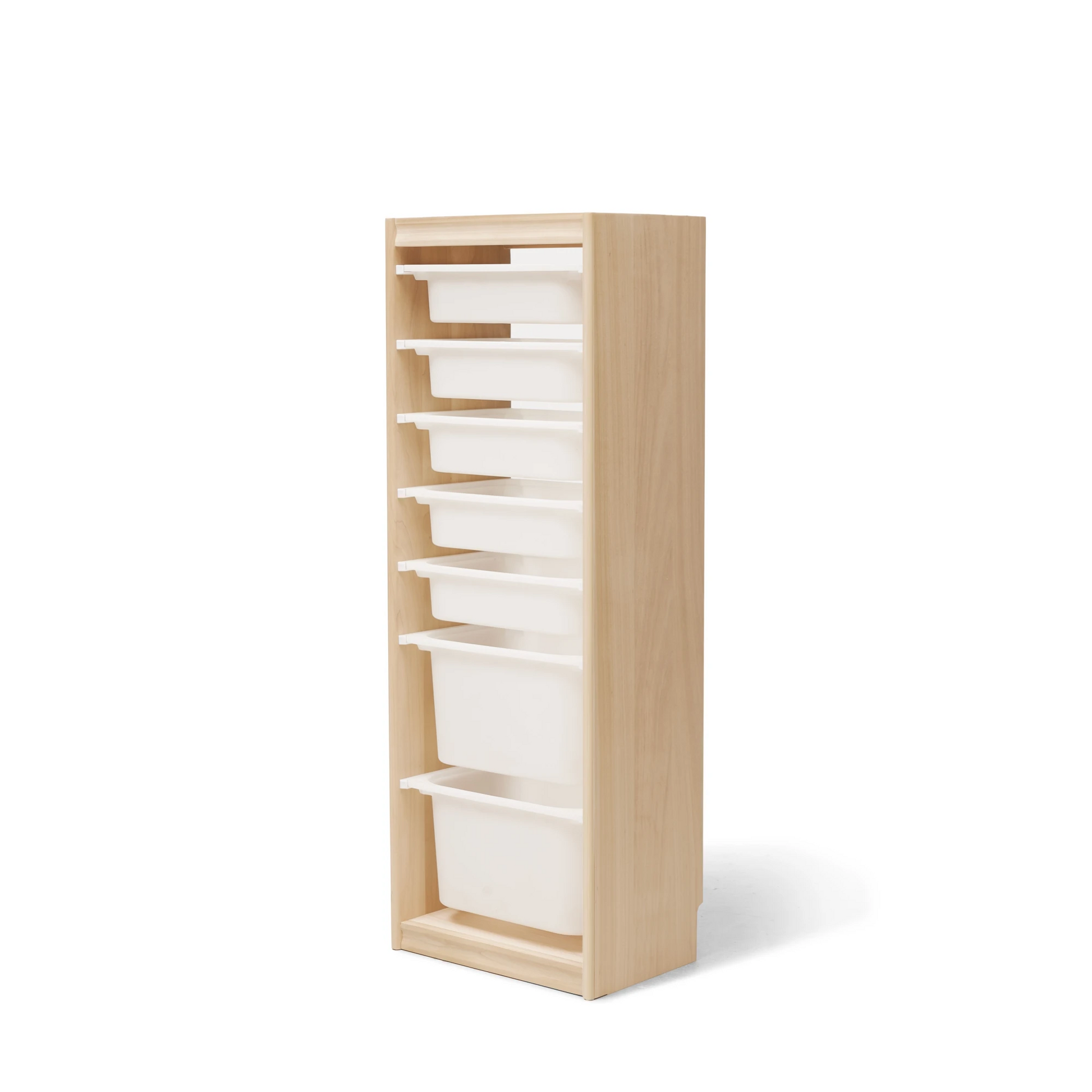Solidwood Mio Kids Bookshelf + Toy Storage Combination with 2 Drawers, Set of 3