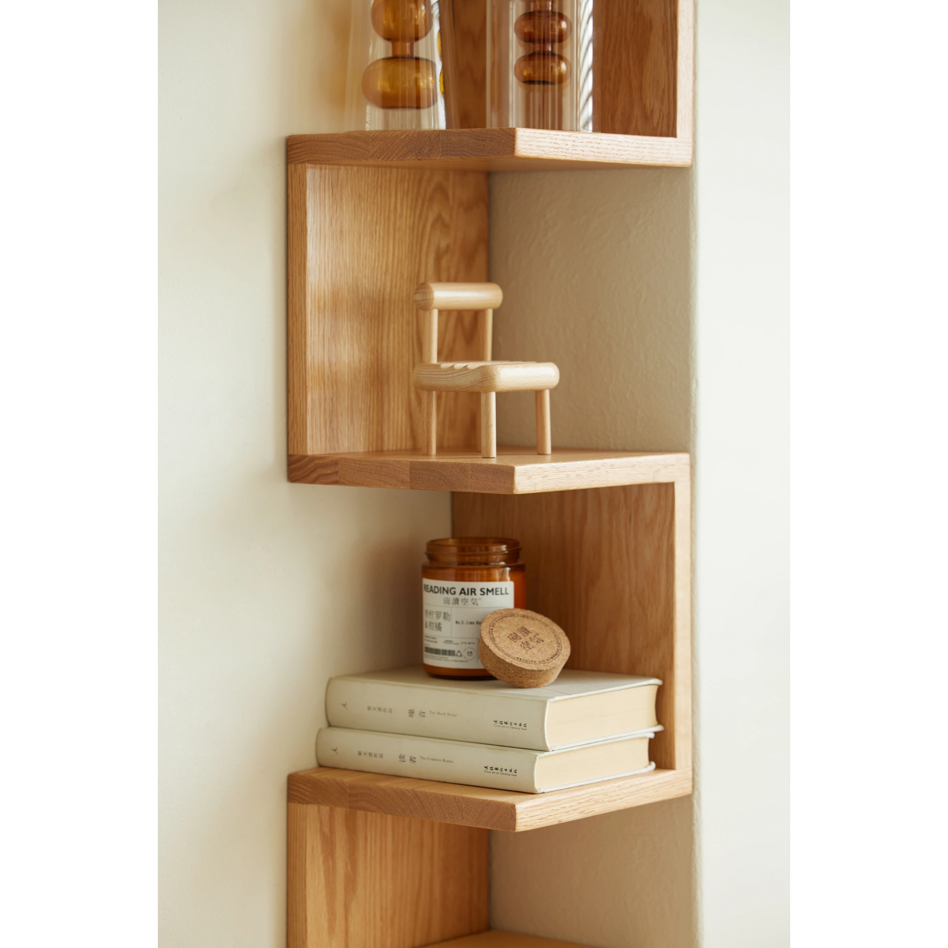 Solidwood Pittsburgh Corner Bookshelf