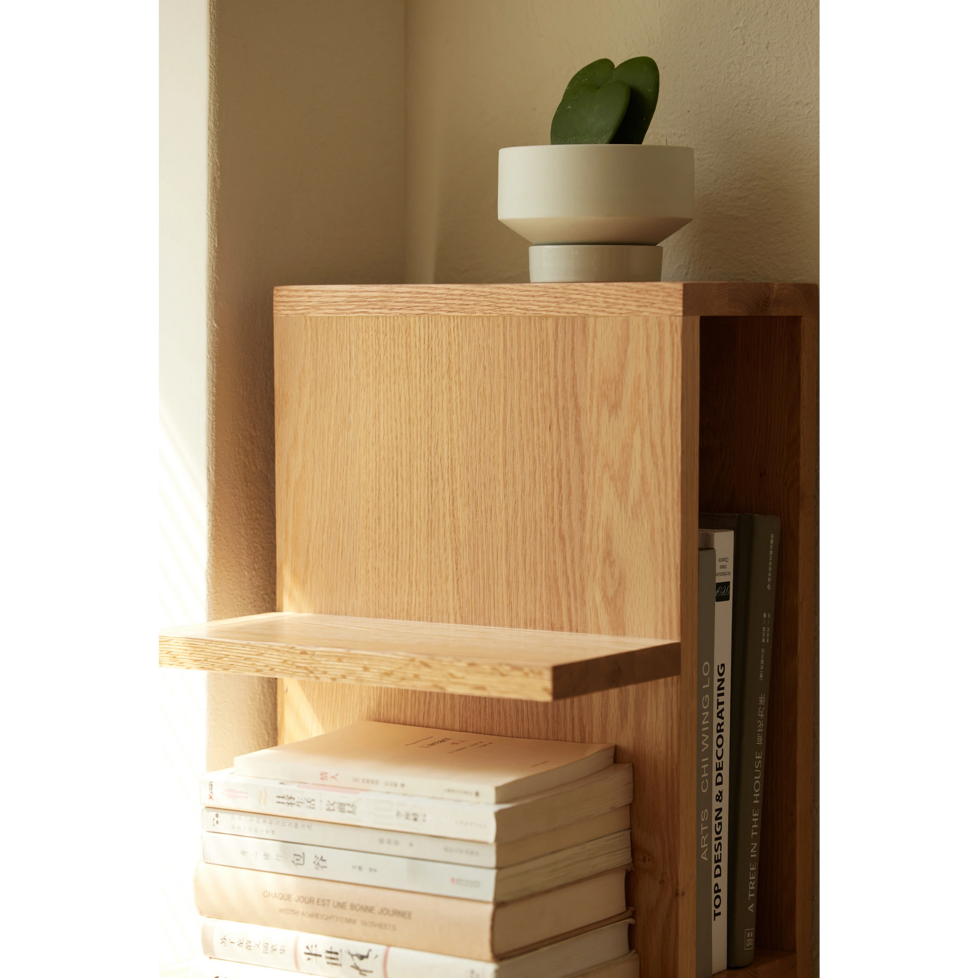 Solidwood Fuji 6-Tier Bookshelf