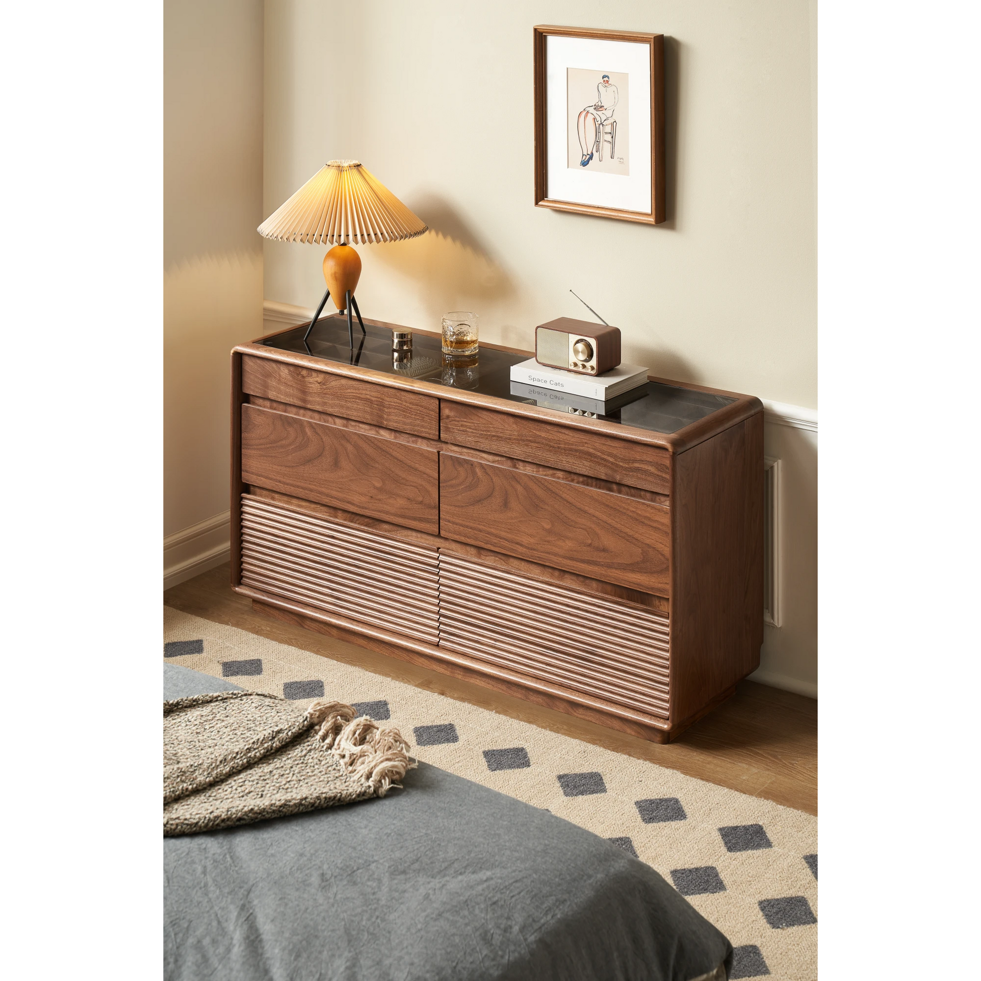 Solidwood Luxembourg Chest of 6 Drawers