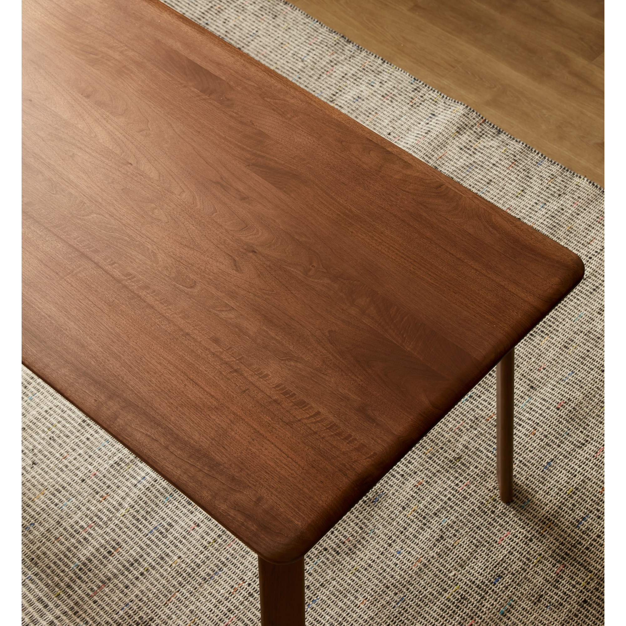 Solidwood Luxembourg Dining Table, Dark Wood