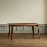 Solidwood Luxembourg Dining Table, Dark Wood