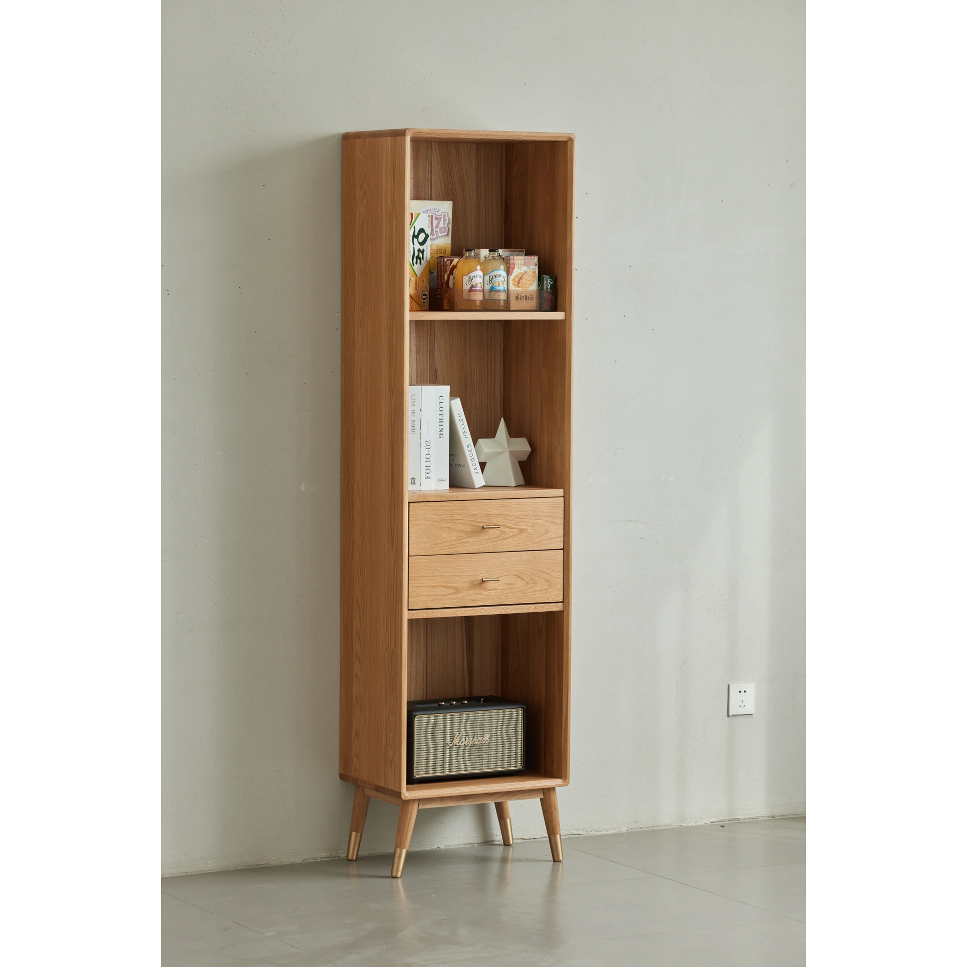 Solidwood Seattle Bookcase, 190cm