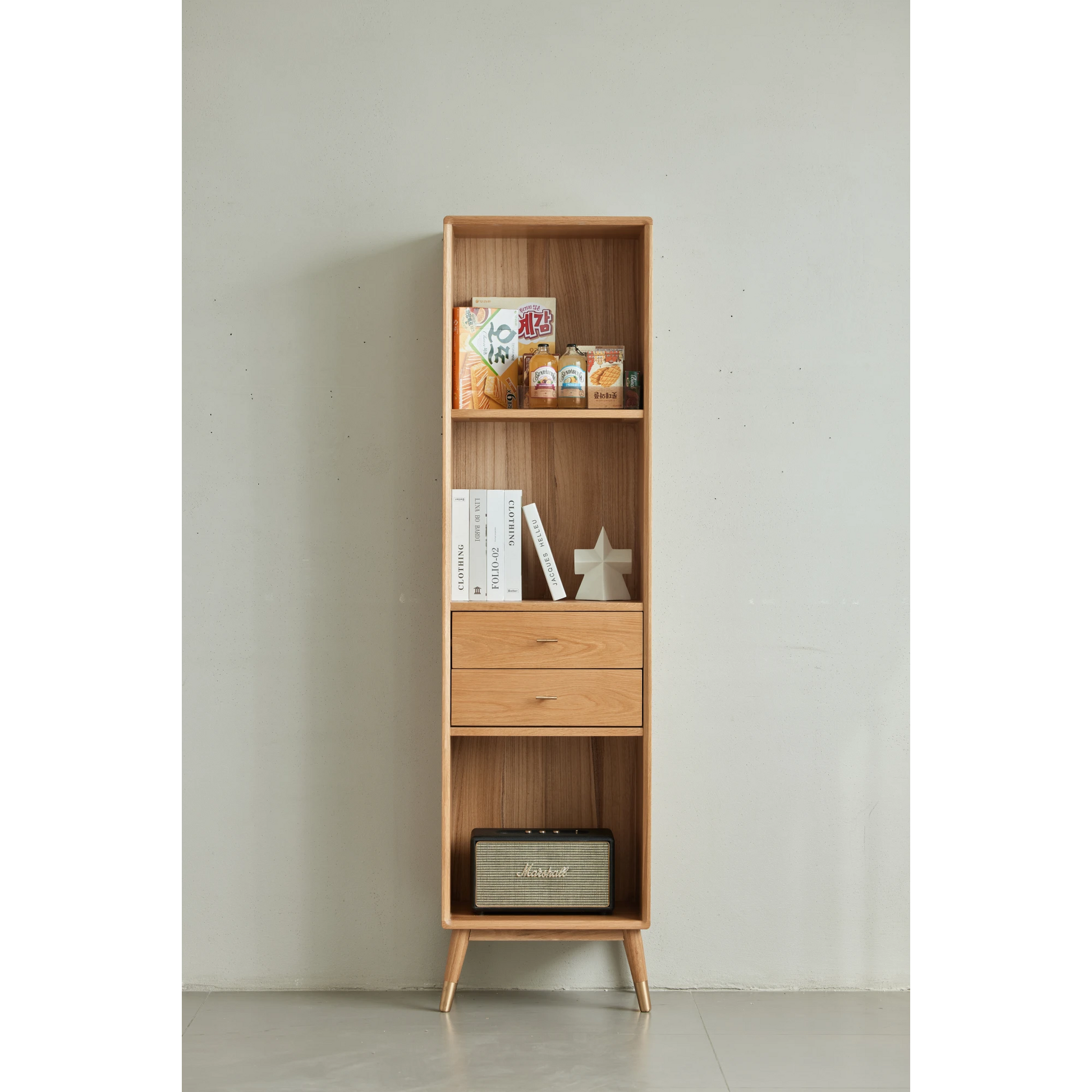 Solidwood Seattle Bookcase, 190cm
