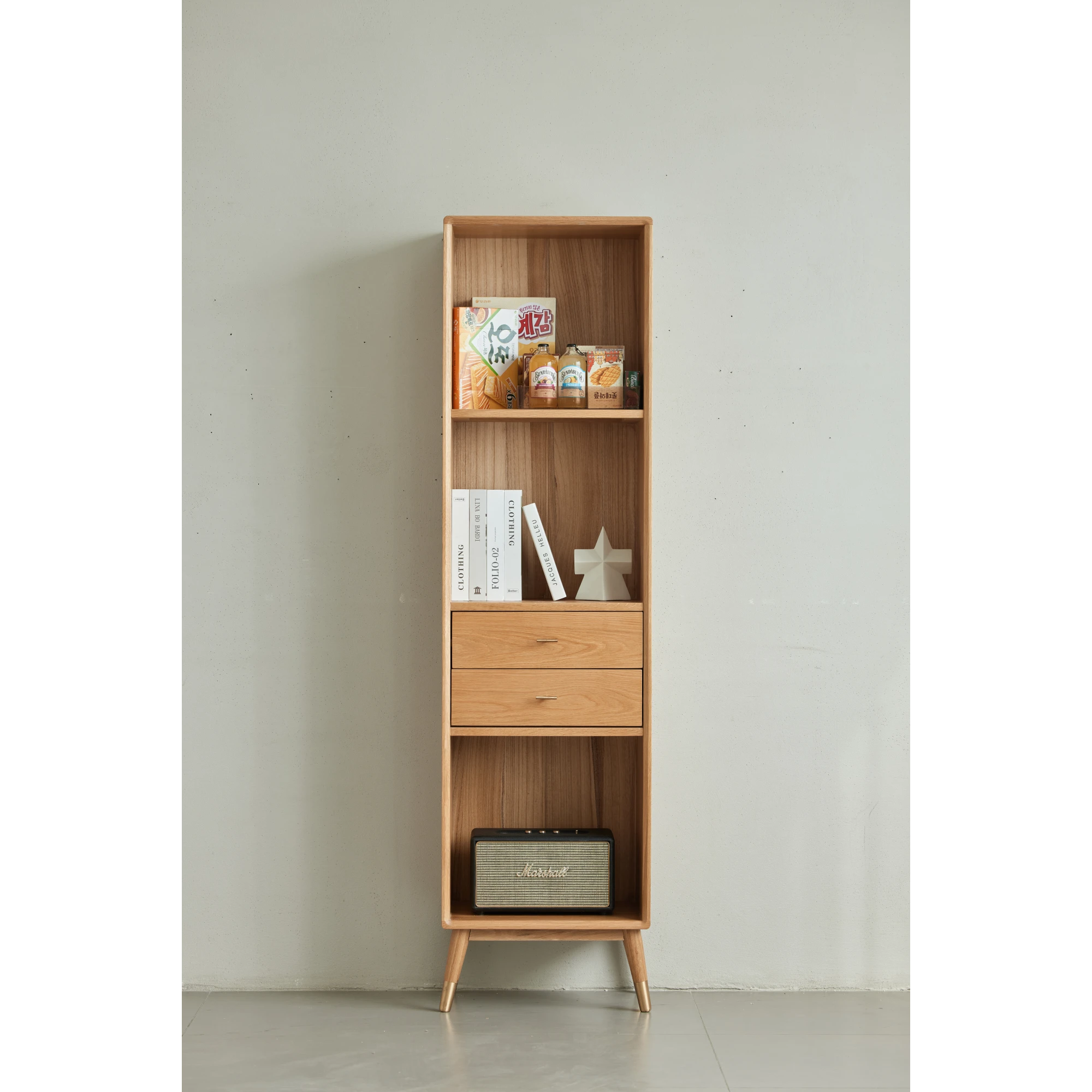 Solidwood Seattle Bookcase, 190cm