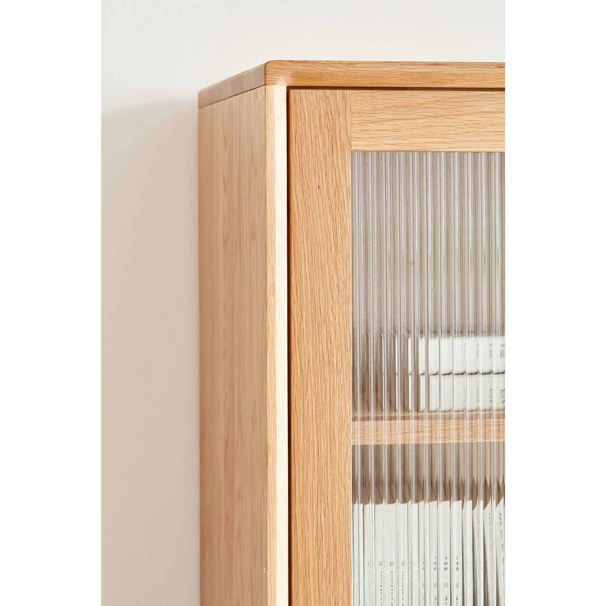 Solidwood Seattle Bookcase with Doors, 190cm