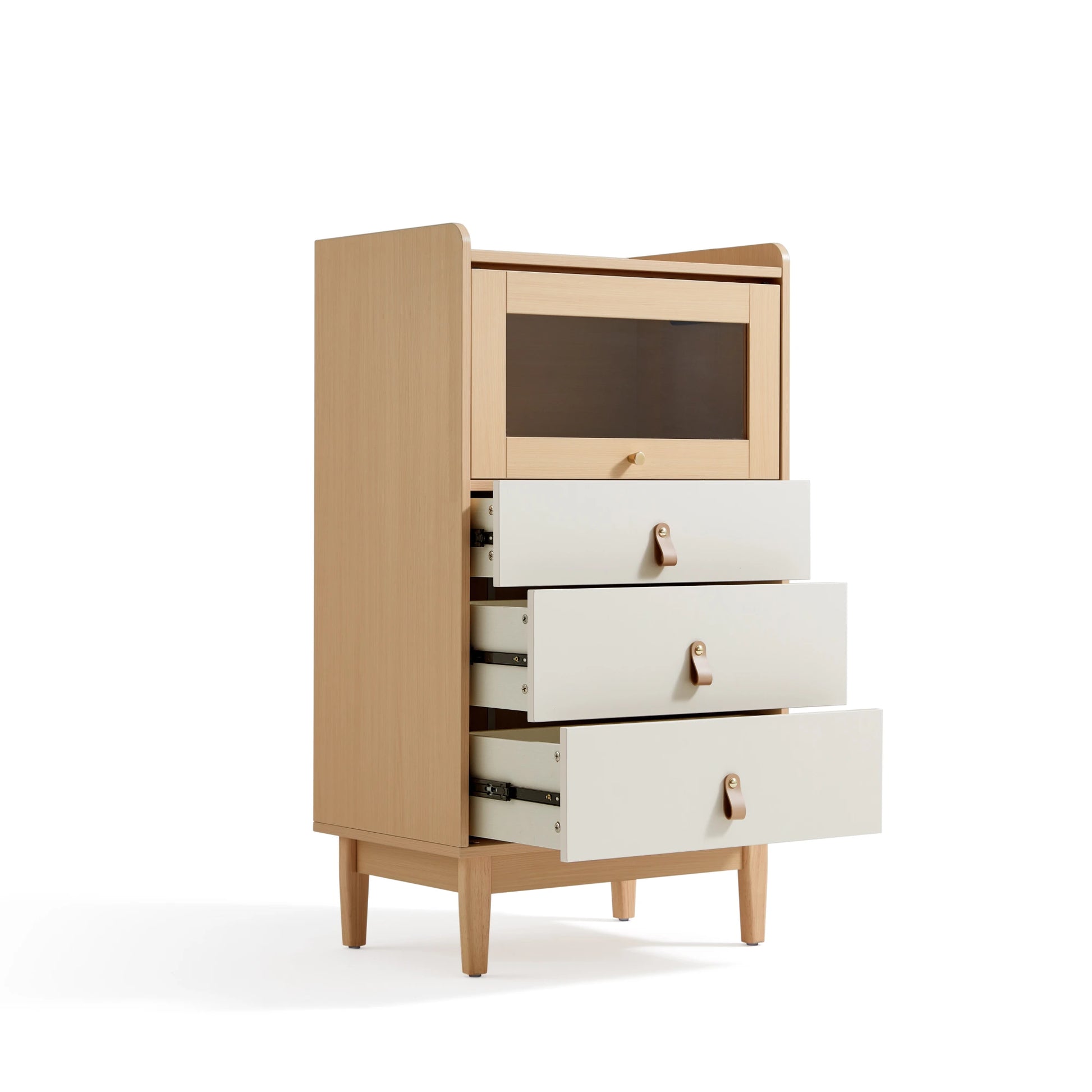 Linspire Aether Chest of 4 Drawers, White