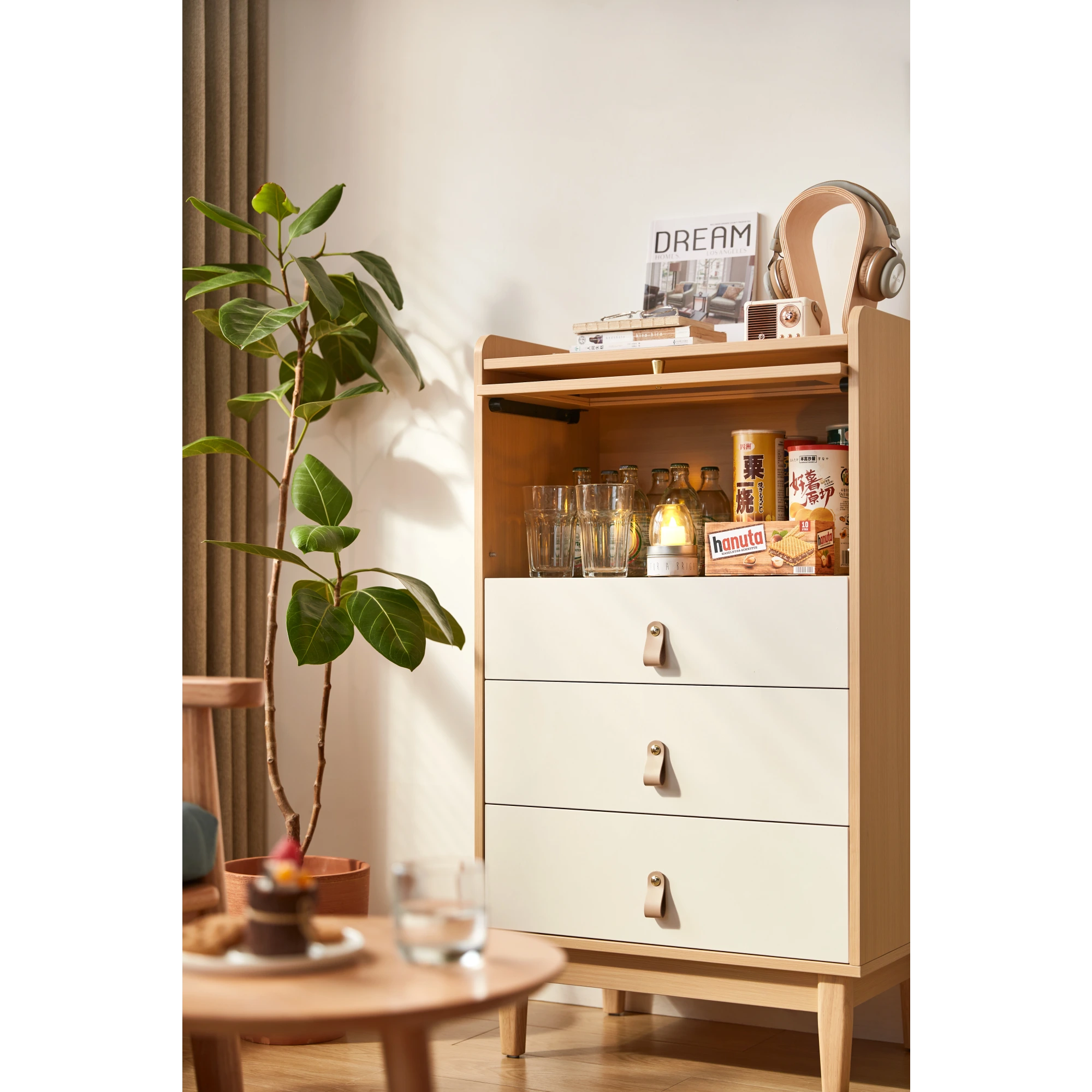 Linspire Aether Chest of 4 Drawers, White