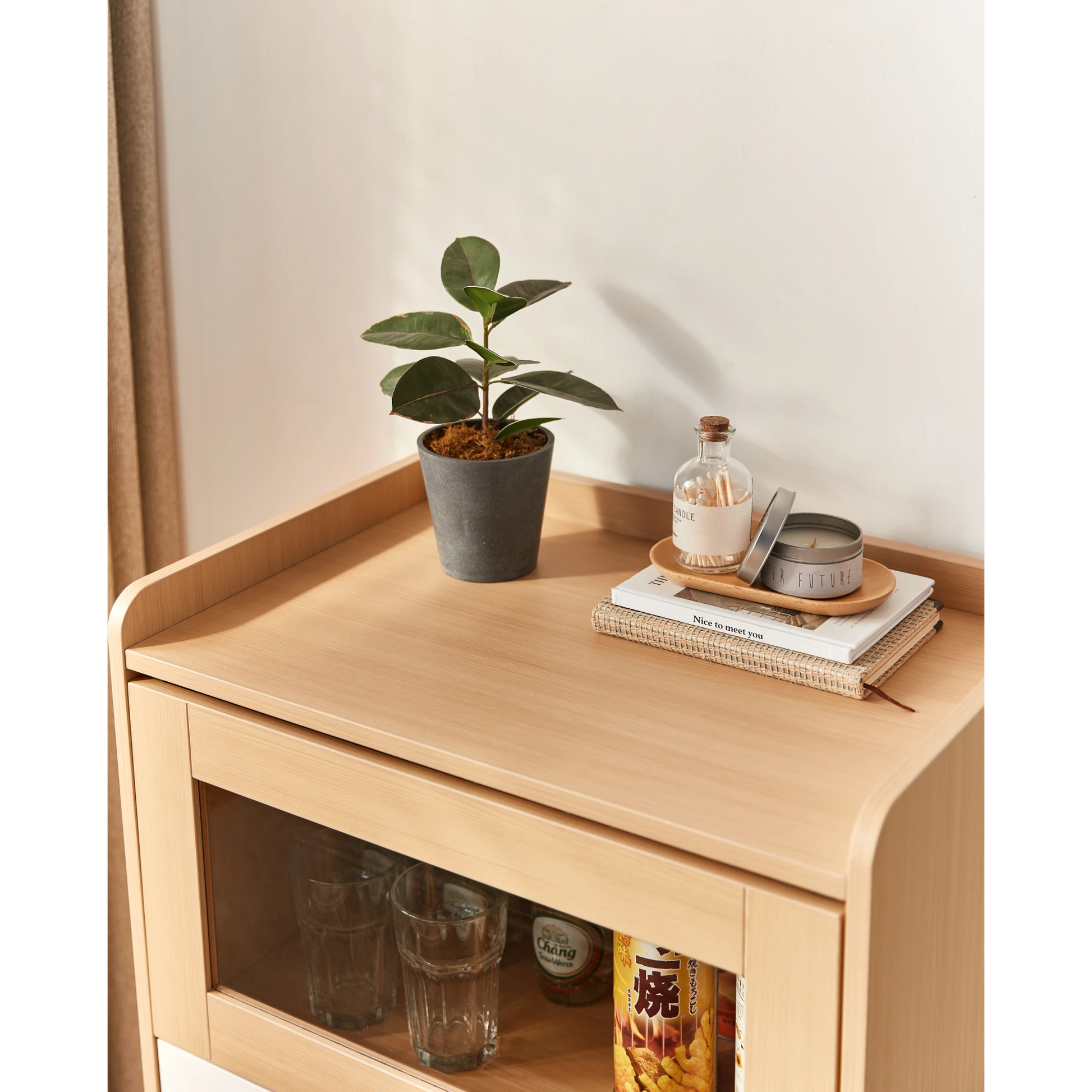 Linspire Aether Chest of 5 Drawers, White