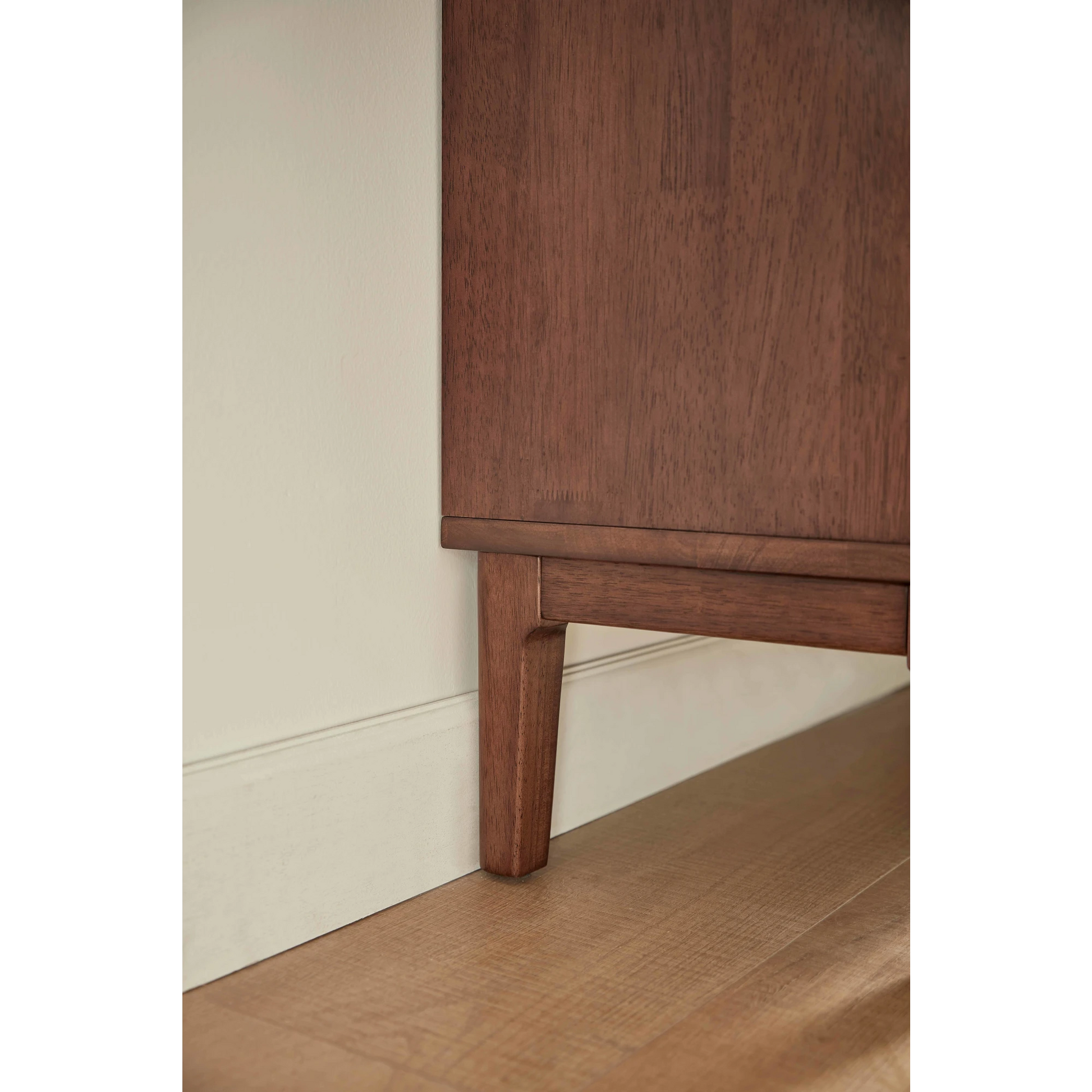 Linspire Cocoa Bookcase with Glass Door 60cm, 5-Tier