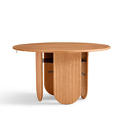 Linspire Harbor Solid Wood Dining Table, Natural Wood
