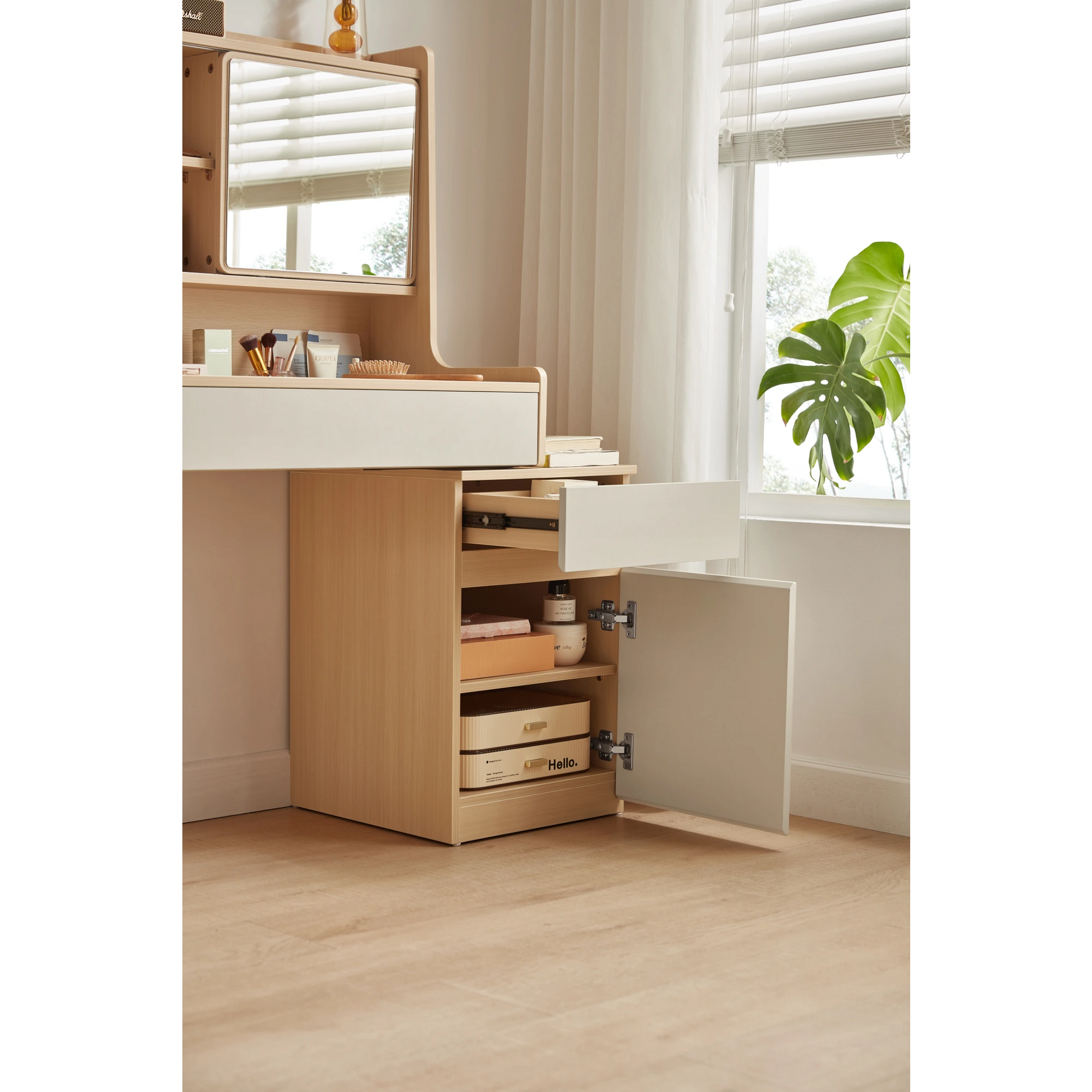 Linspire Juniper Extendable Dressing Table with Cabinet