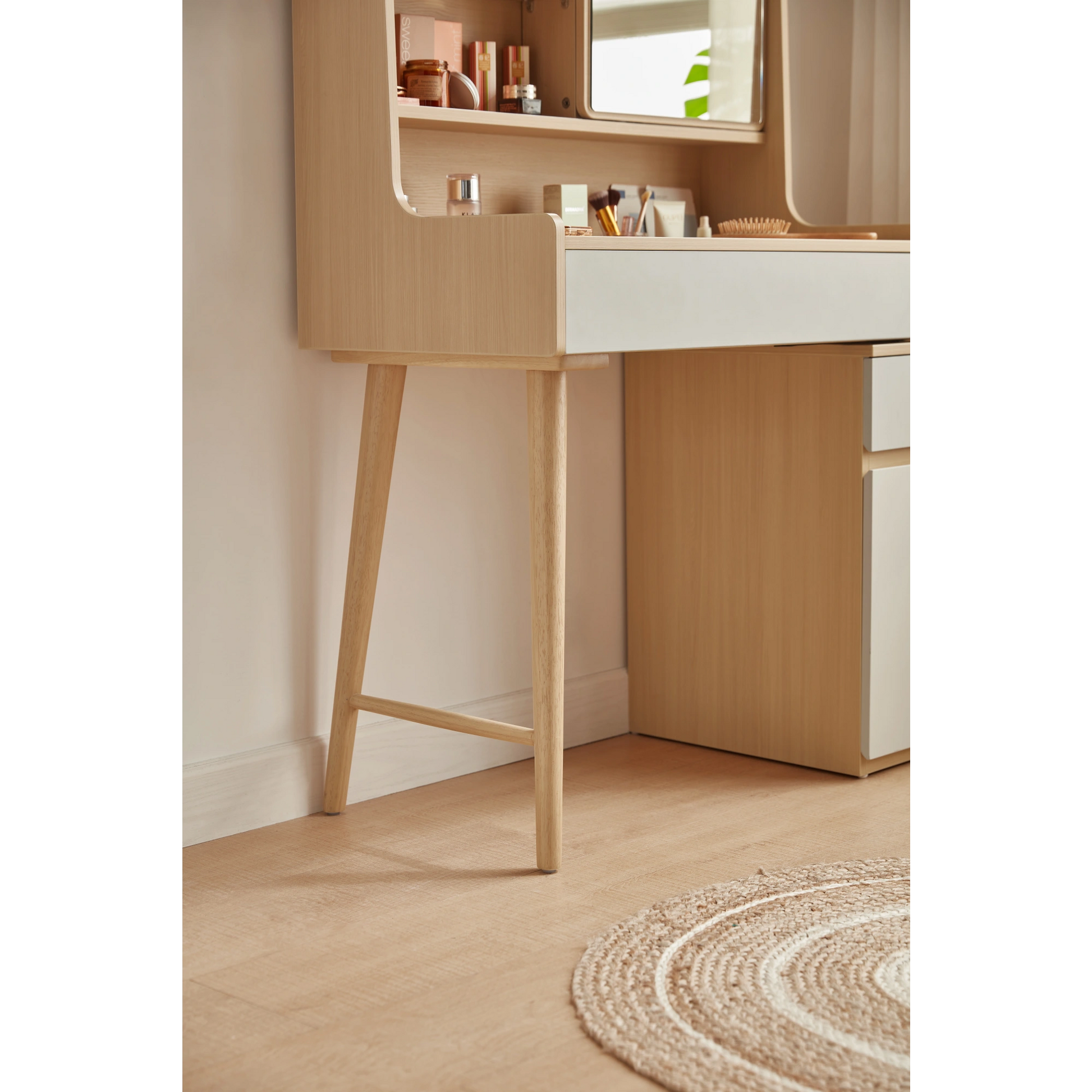 Linspire Juniper Extendable Dressing Table with Cabinet
