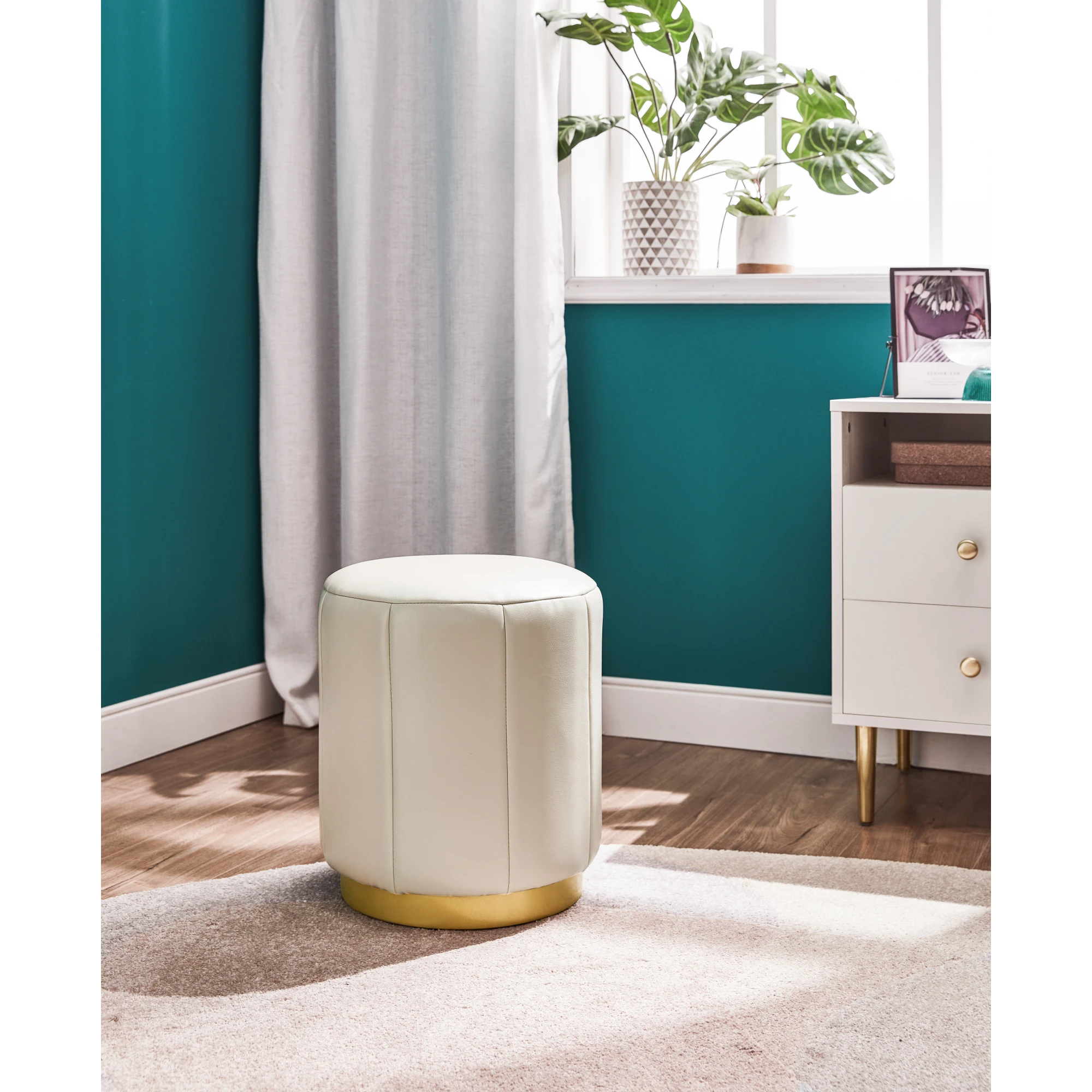 Linspire Juniper Dressing Stool, Beige