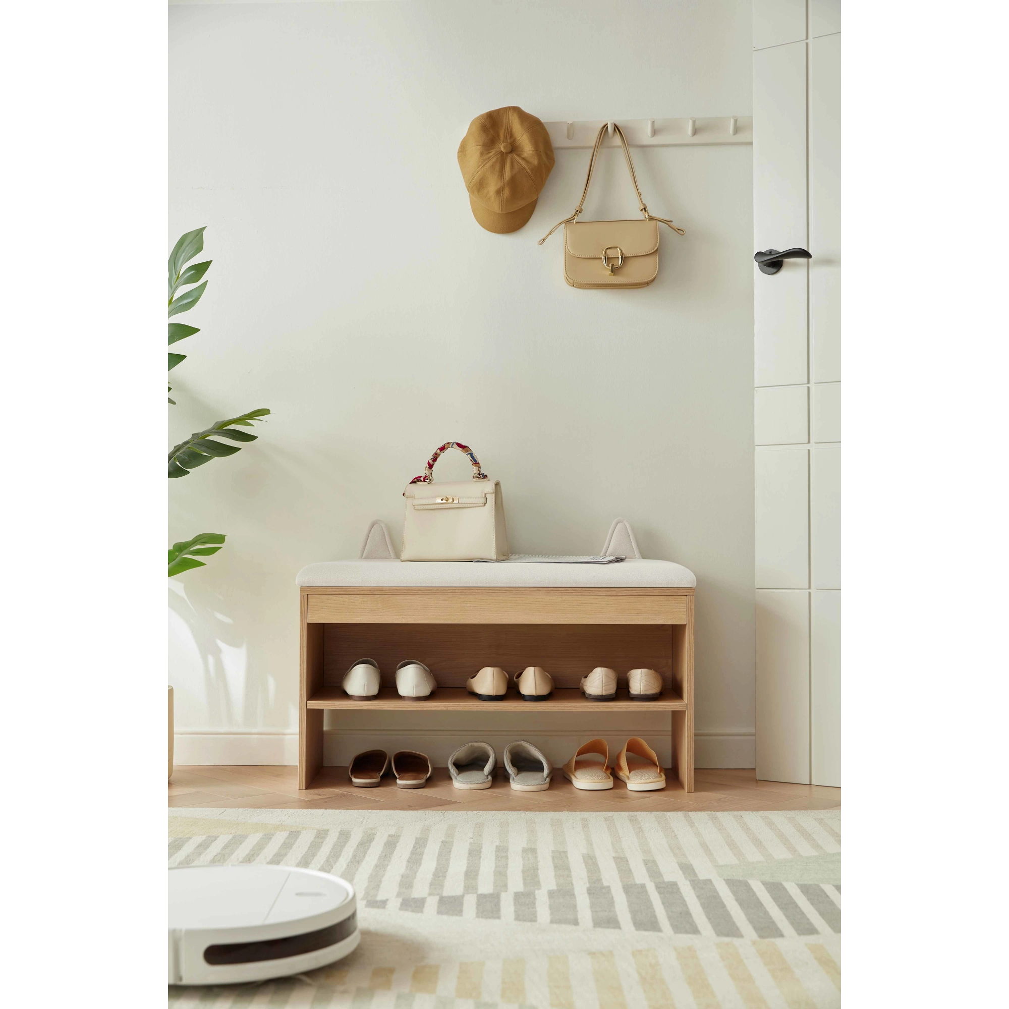 Linspire Miro Shoe Beech 80cm, Natural Wood