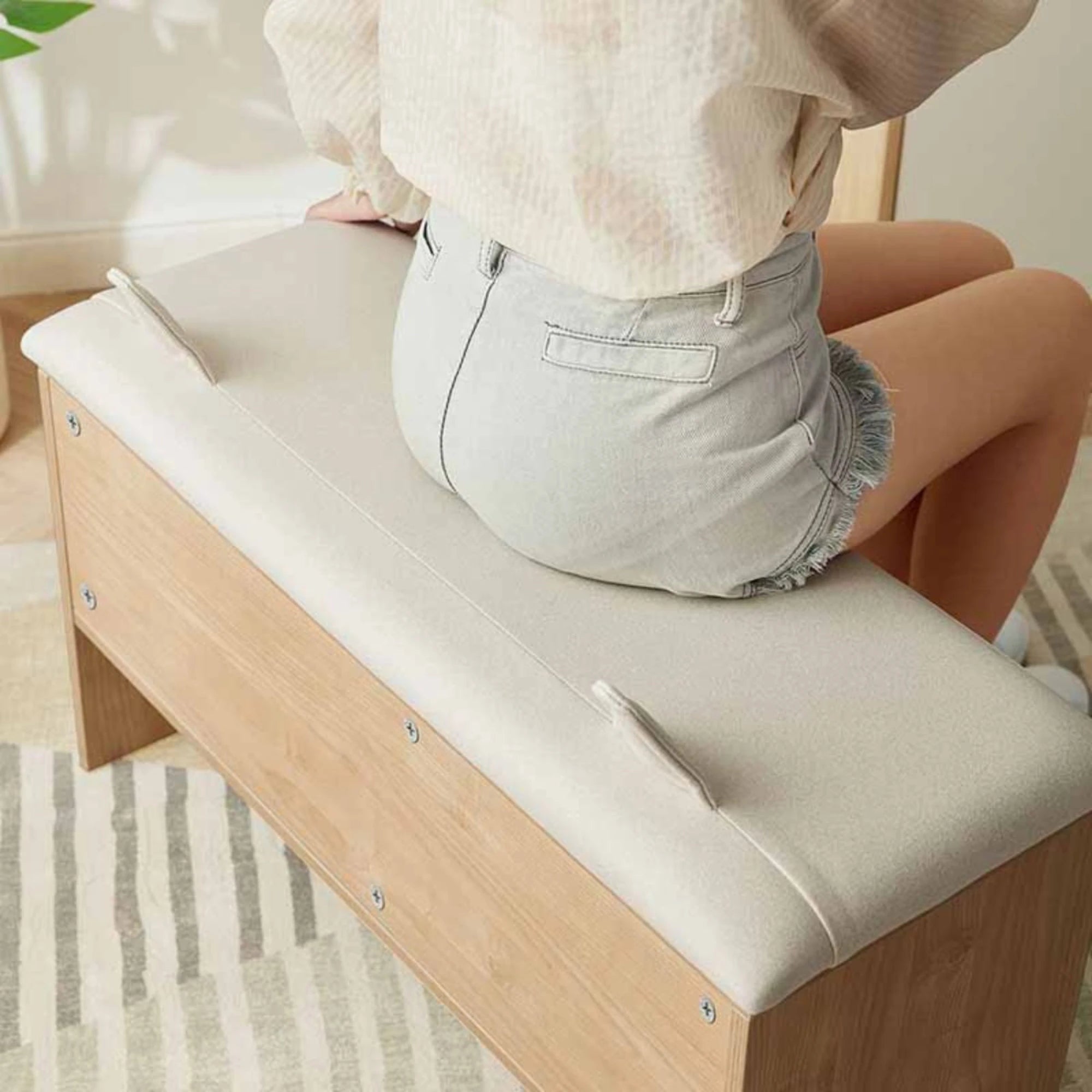 Linspire Miro Shoe Beech 80cm, Natural Wood