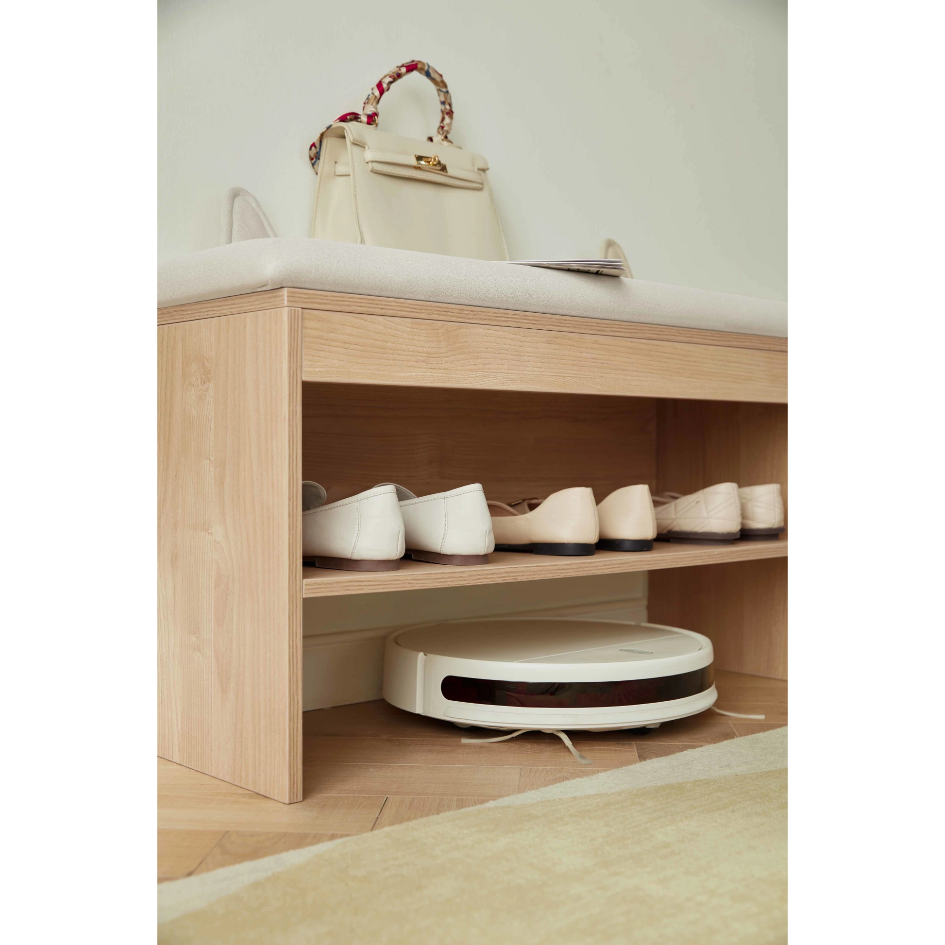 Linspire Miro Shoe Beech 80cm, Natural Wood